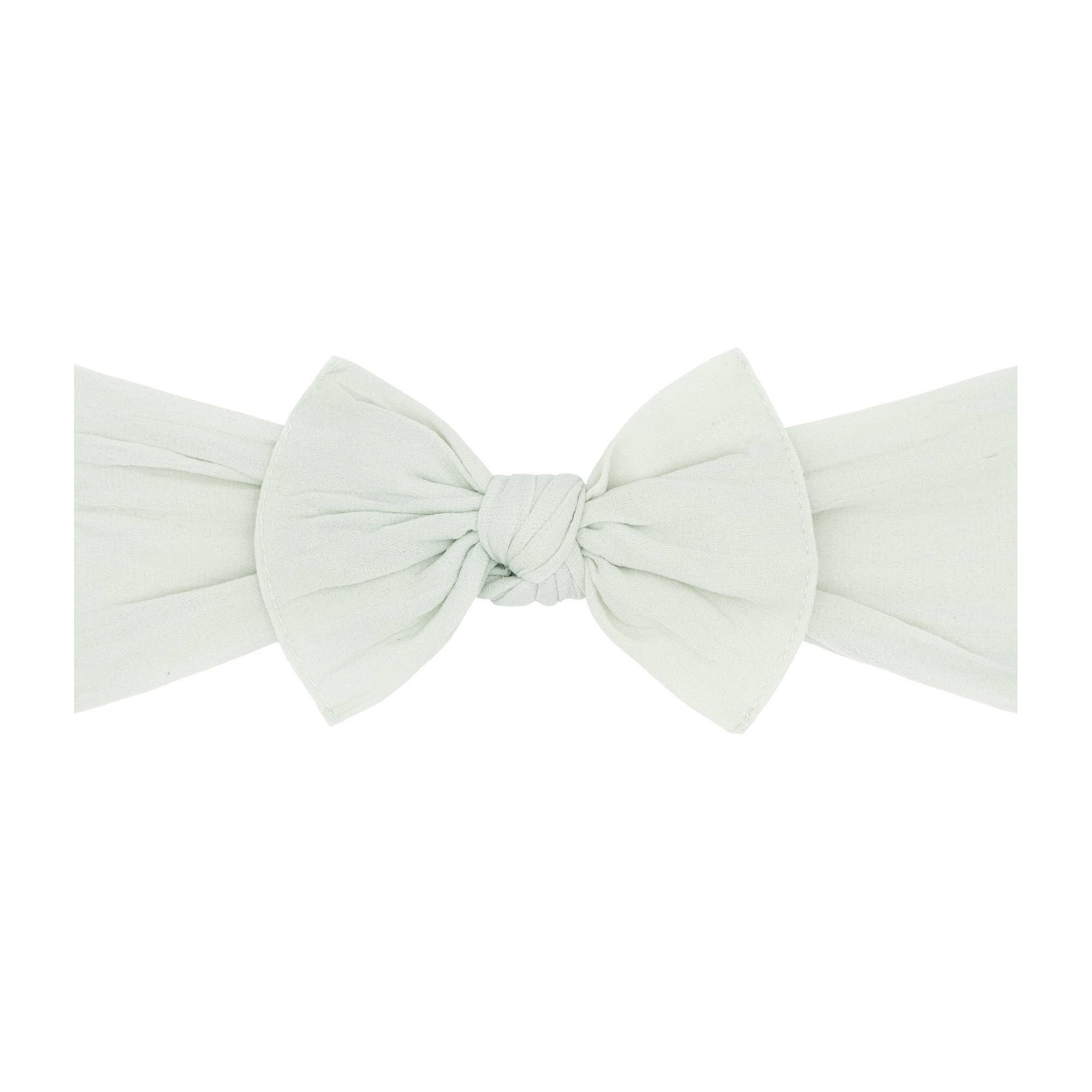 Baby Bling® The Original Knot soft nylon headband: Ivory