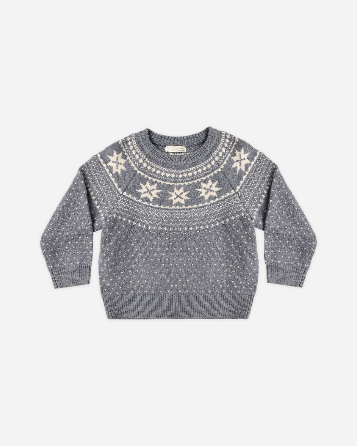Rylee + Cru Fair Isle Sweater || Slate