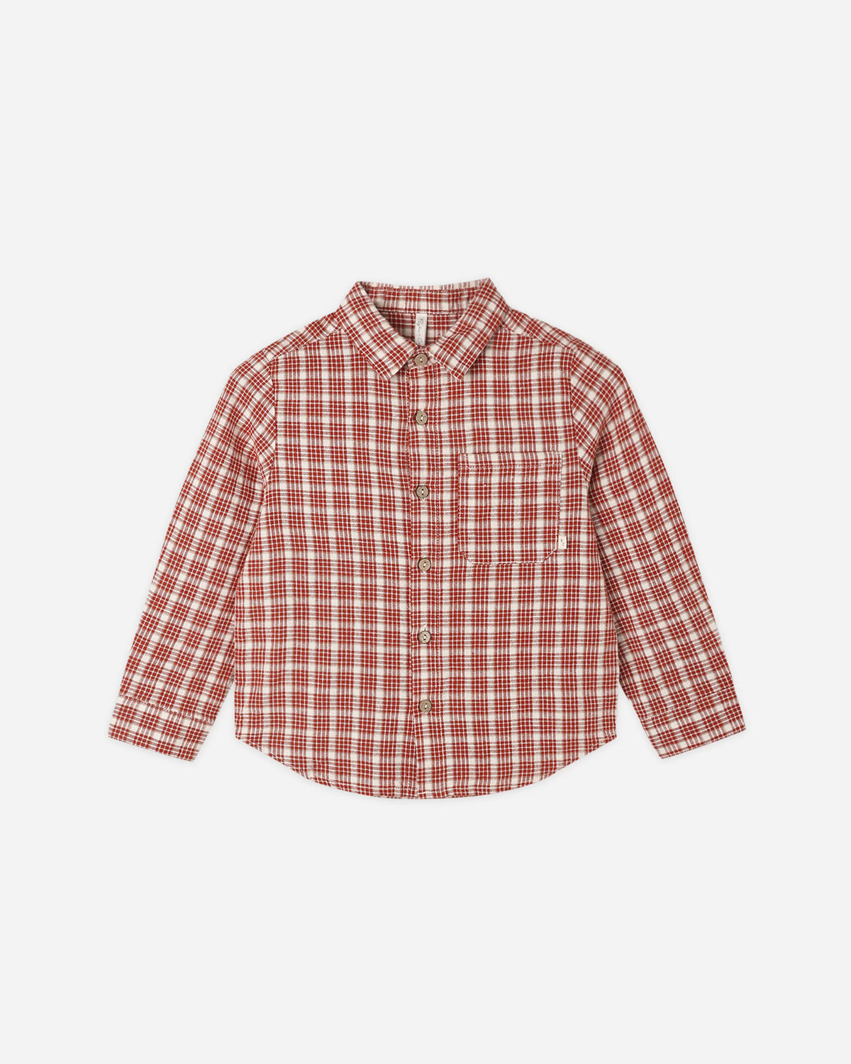 Rylee + Cru Collared Long Sleeve Shirt || Vintage Plaid