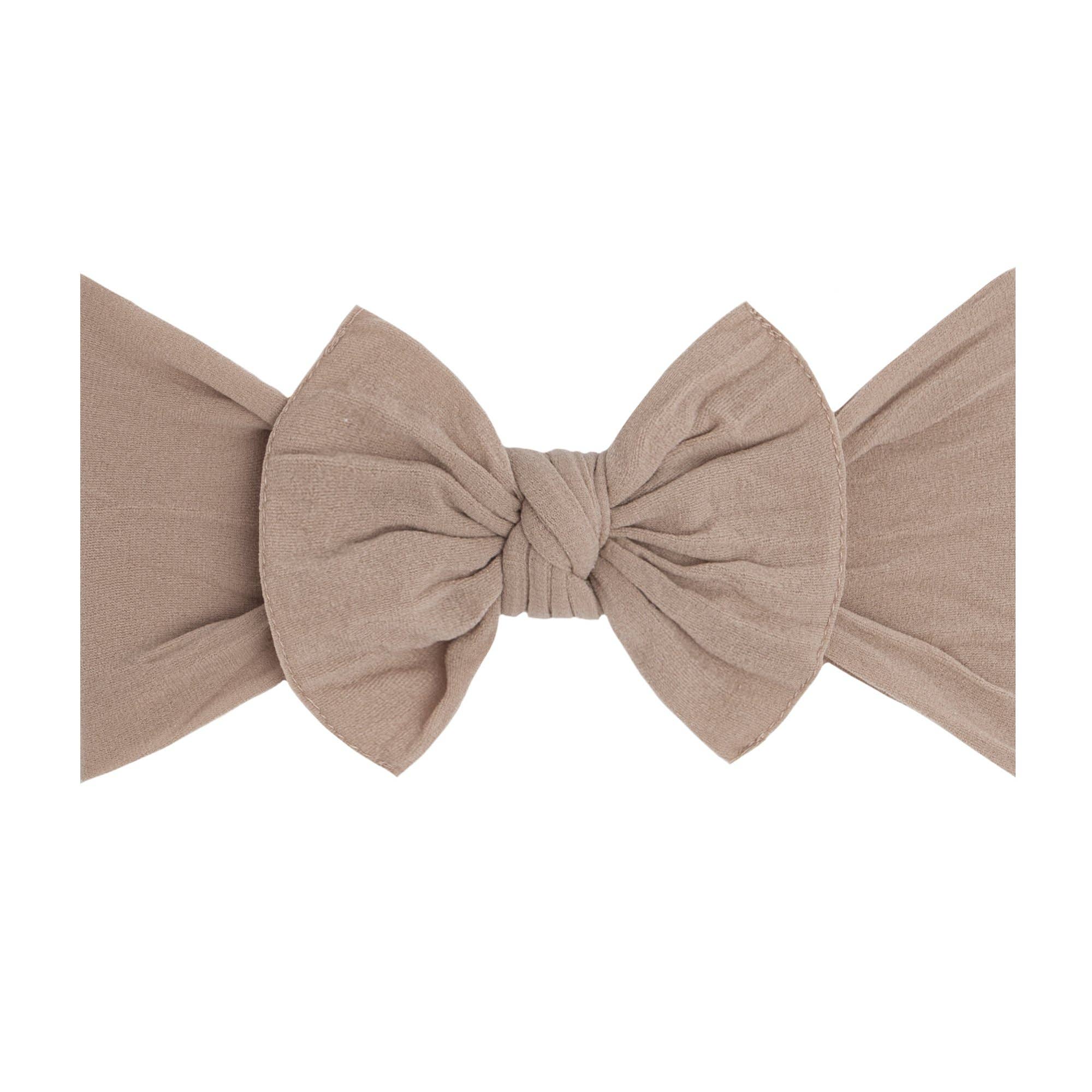 Baby Bling® The Original Knot soft nylon headband: Petal