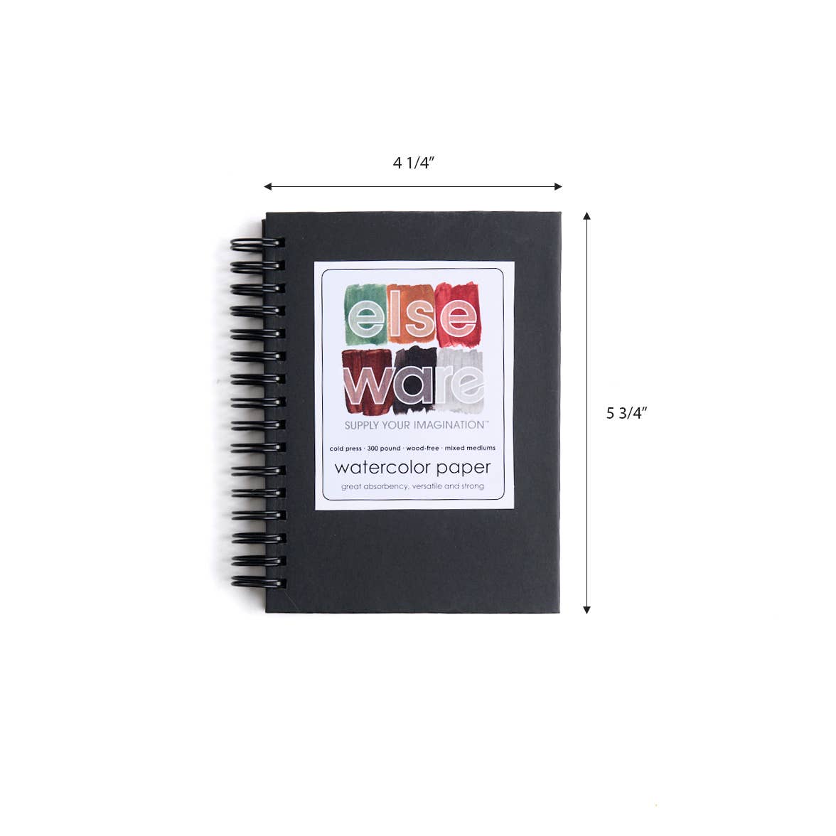 Watercolor paper pad, small - case