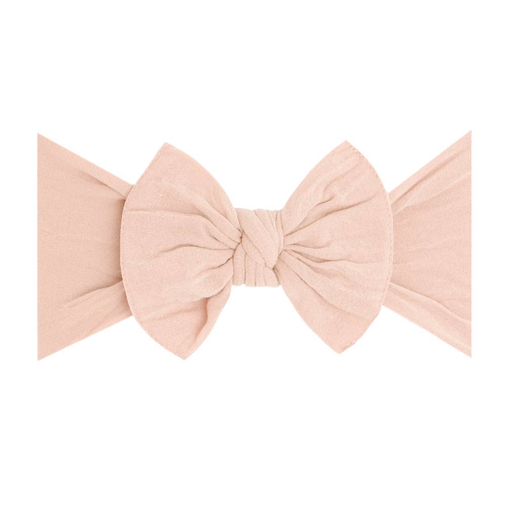 Baby Bling® The Original Knot soft nylon headband: Petal