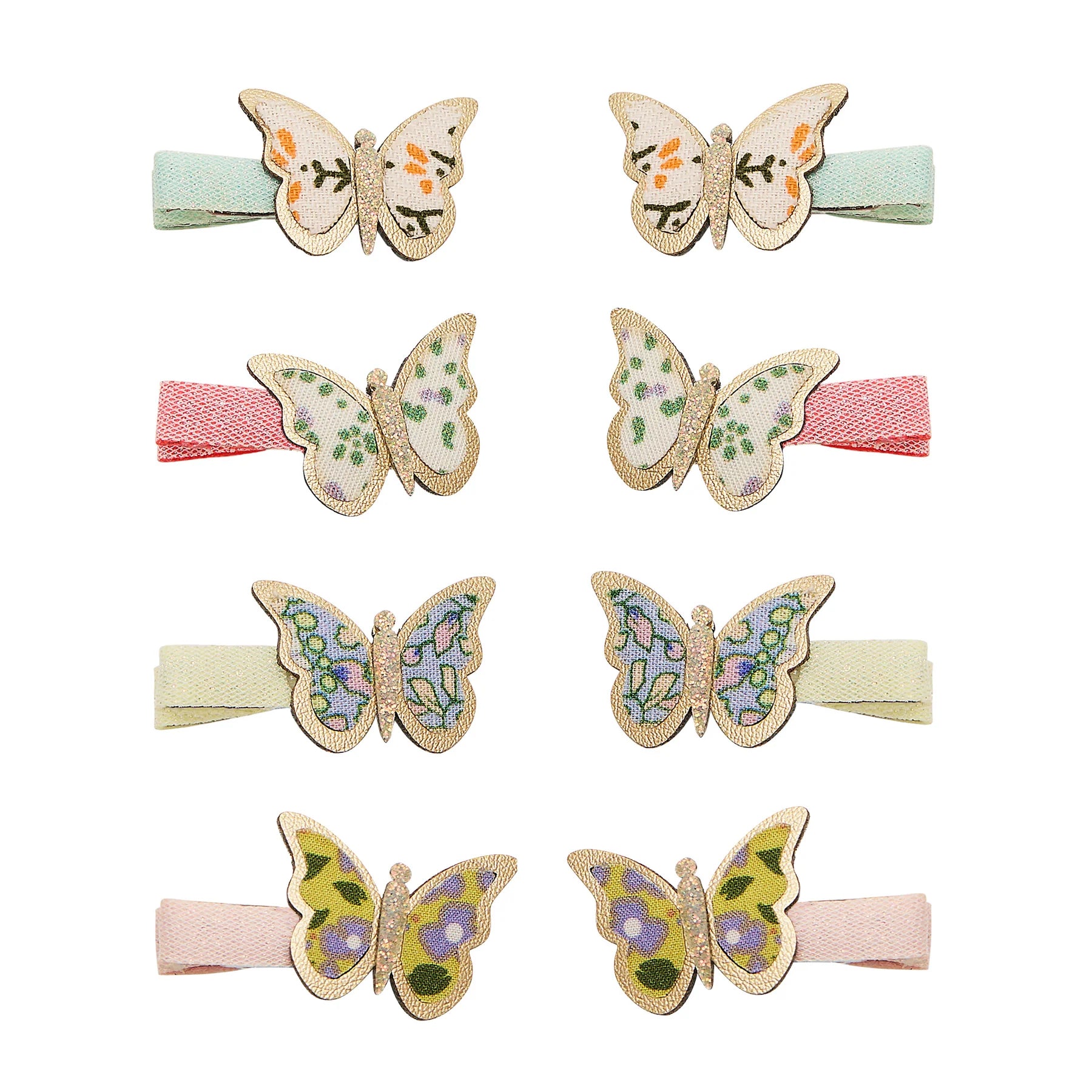 Butterfly Hair Clips || Floral