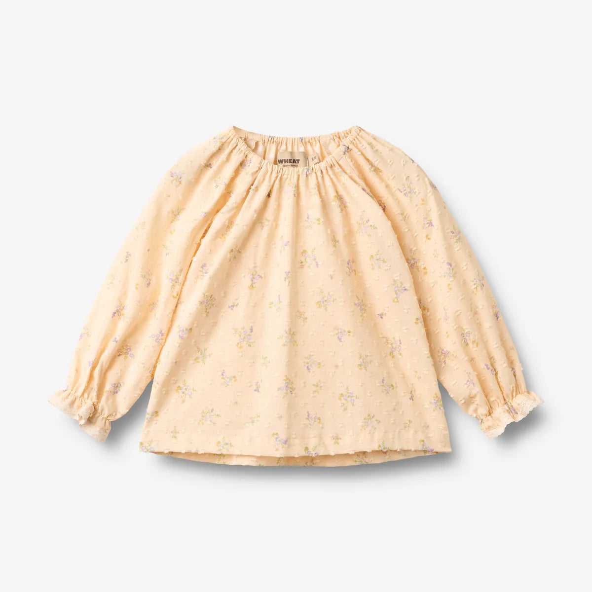 Wheat Blouse Merle || Barely Apricot Flowers
