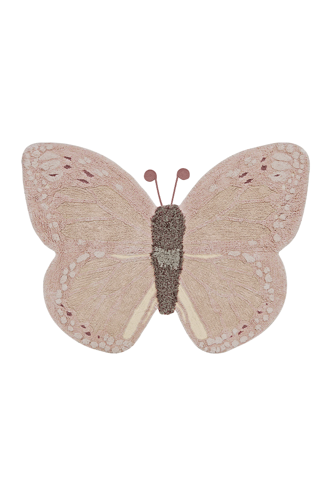 Washable Baby Butterfly Cotton Rug