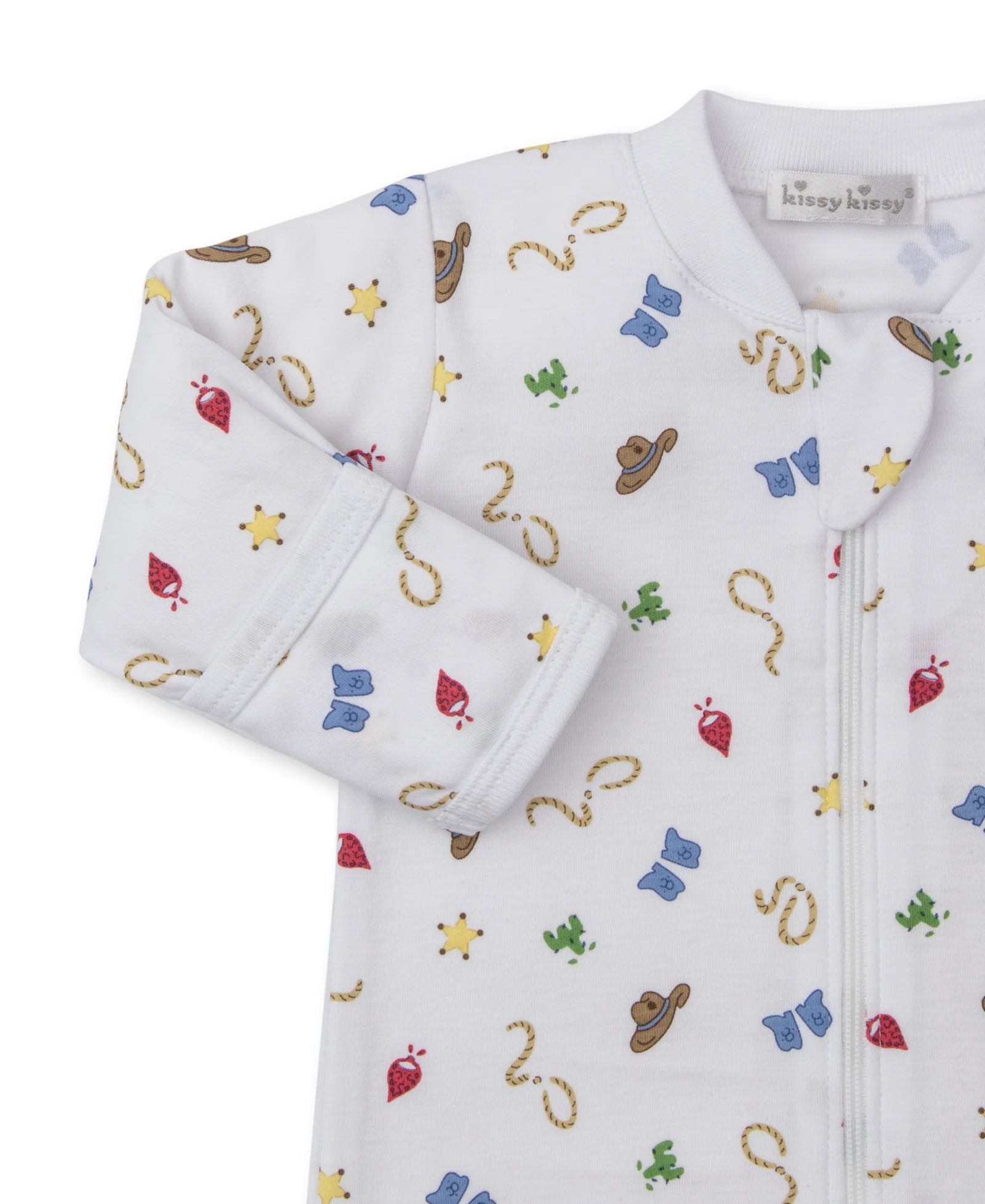 Kissy Kissy Western Cowboy Zip Footie