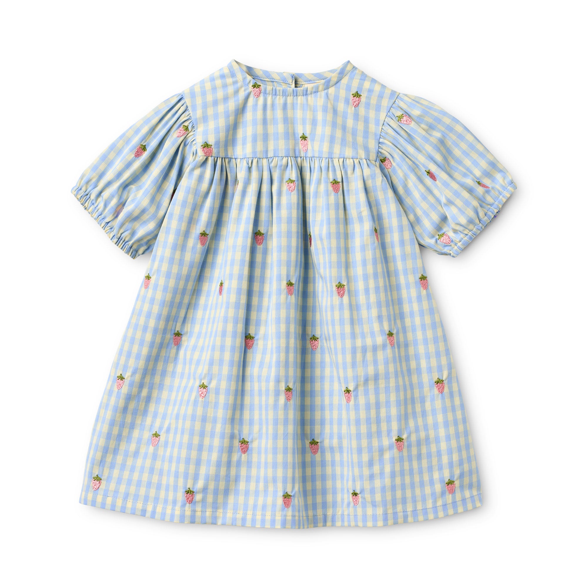 Floss Millie Check Dress || Blue Check