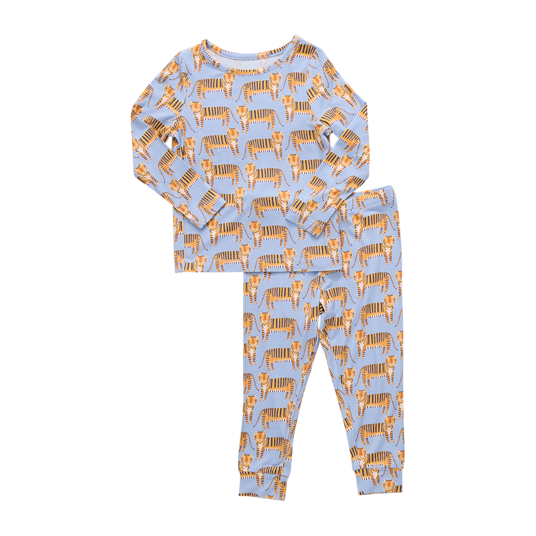 Kids Bamboo PJ Set || Tigers