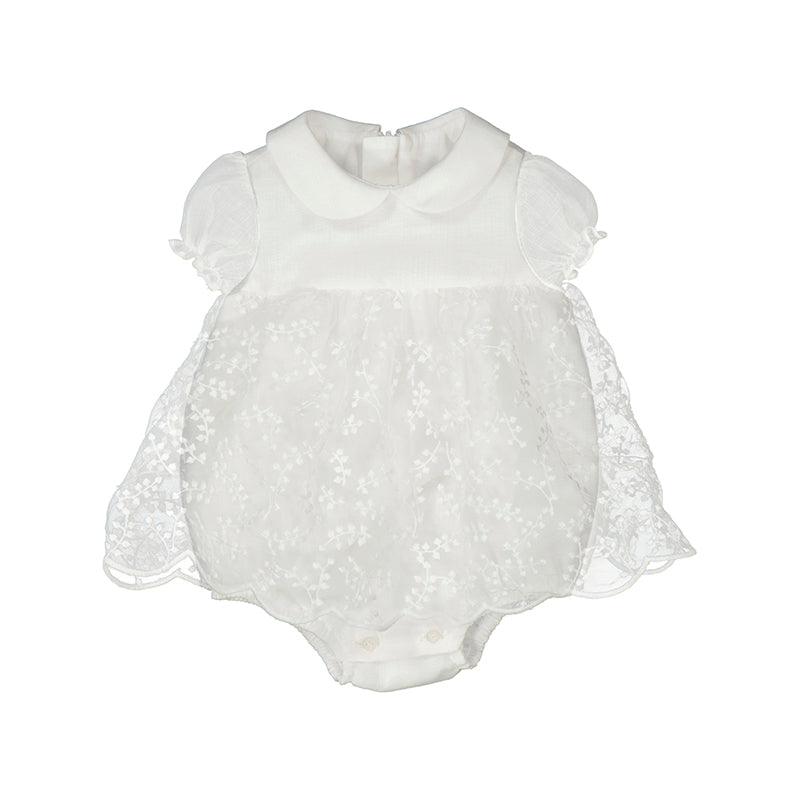 Ceremony Onesie Blessing Outfit || White