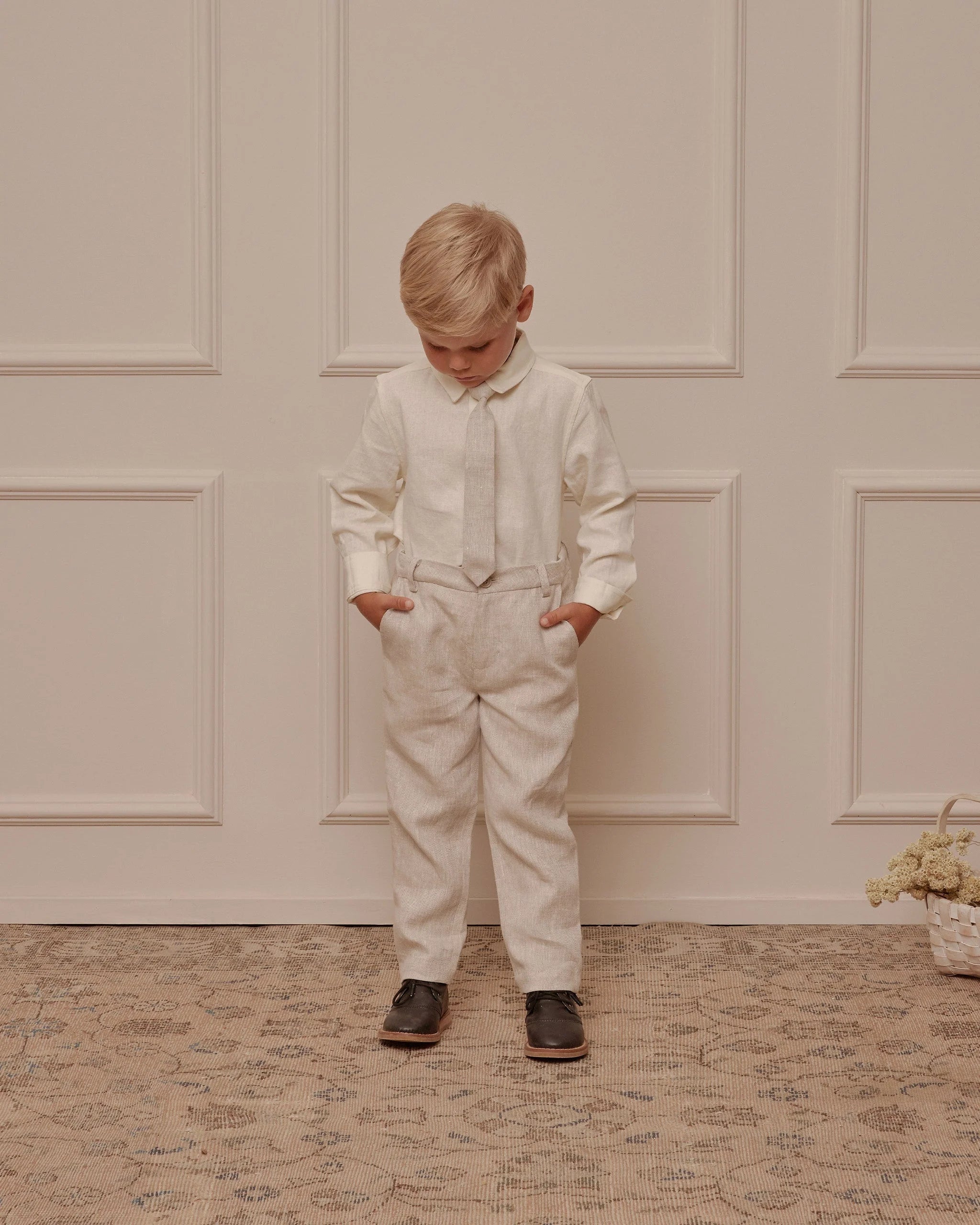 Harrison Button Down || Ivory