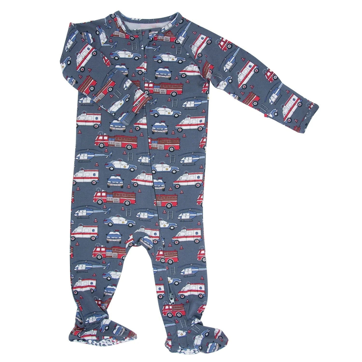 Bamboo Zipper Footie || Ironman