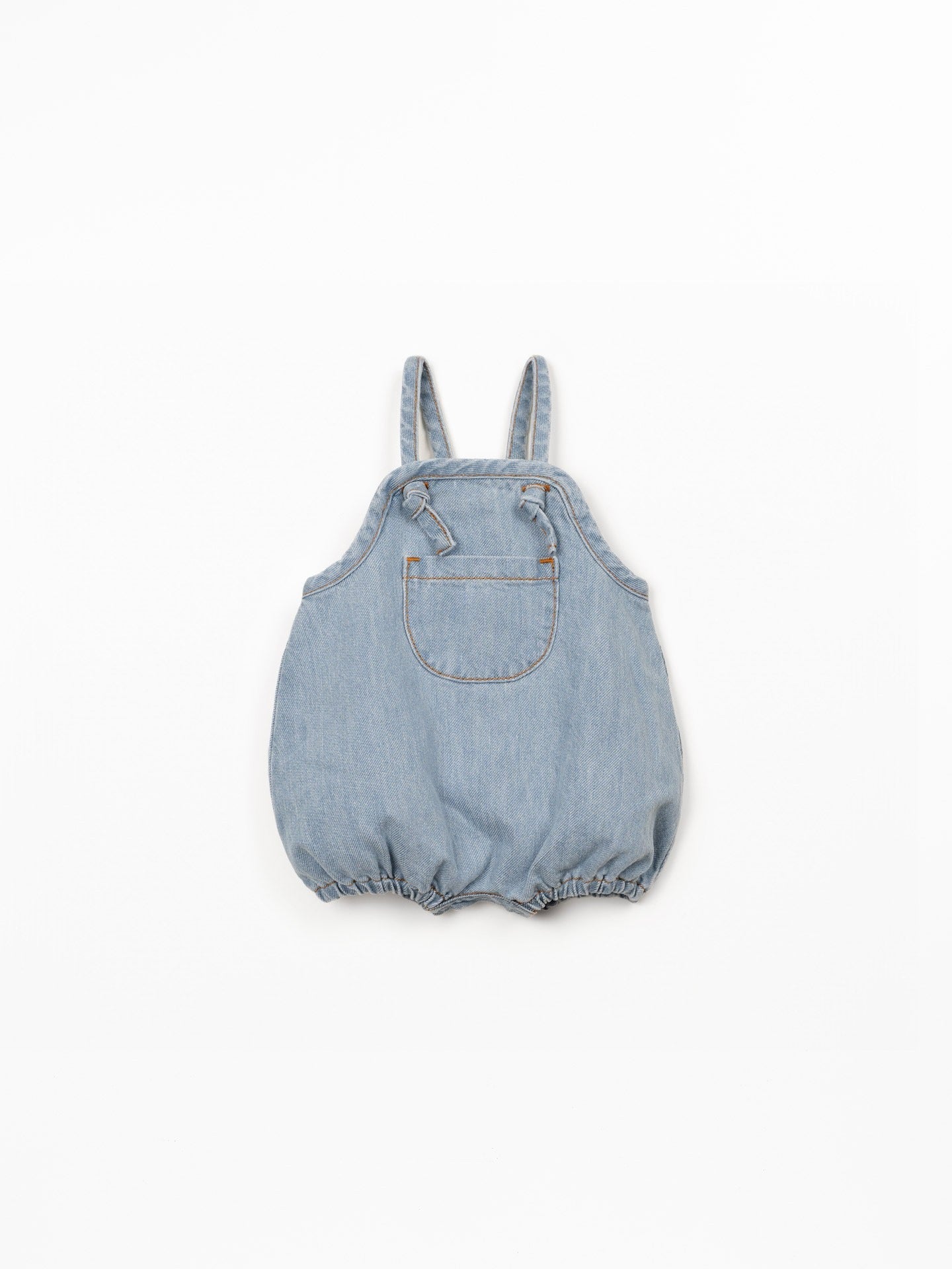 Play Up Denim Jumpsuit with Front Pocket || Denim