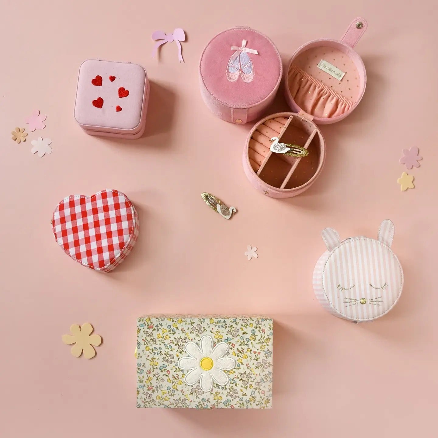 Rockahula Stripy Bunny Jewelry Box