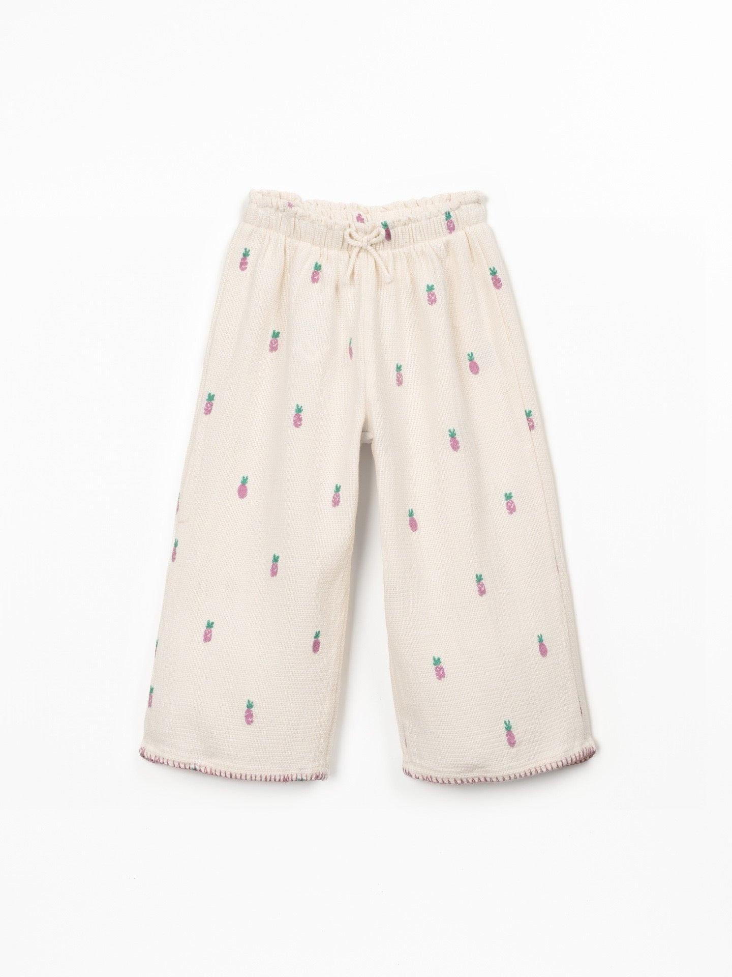 Play Up Woven Trousers || Pineapple Print