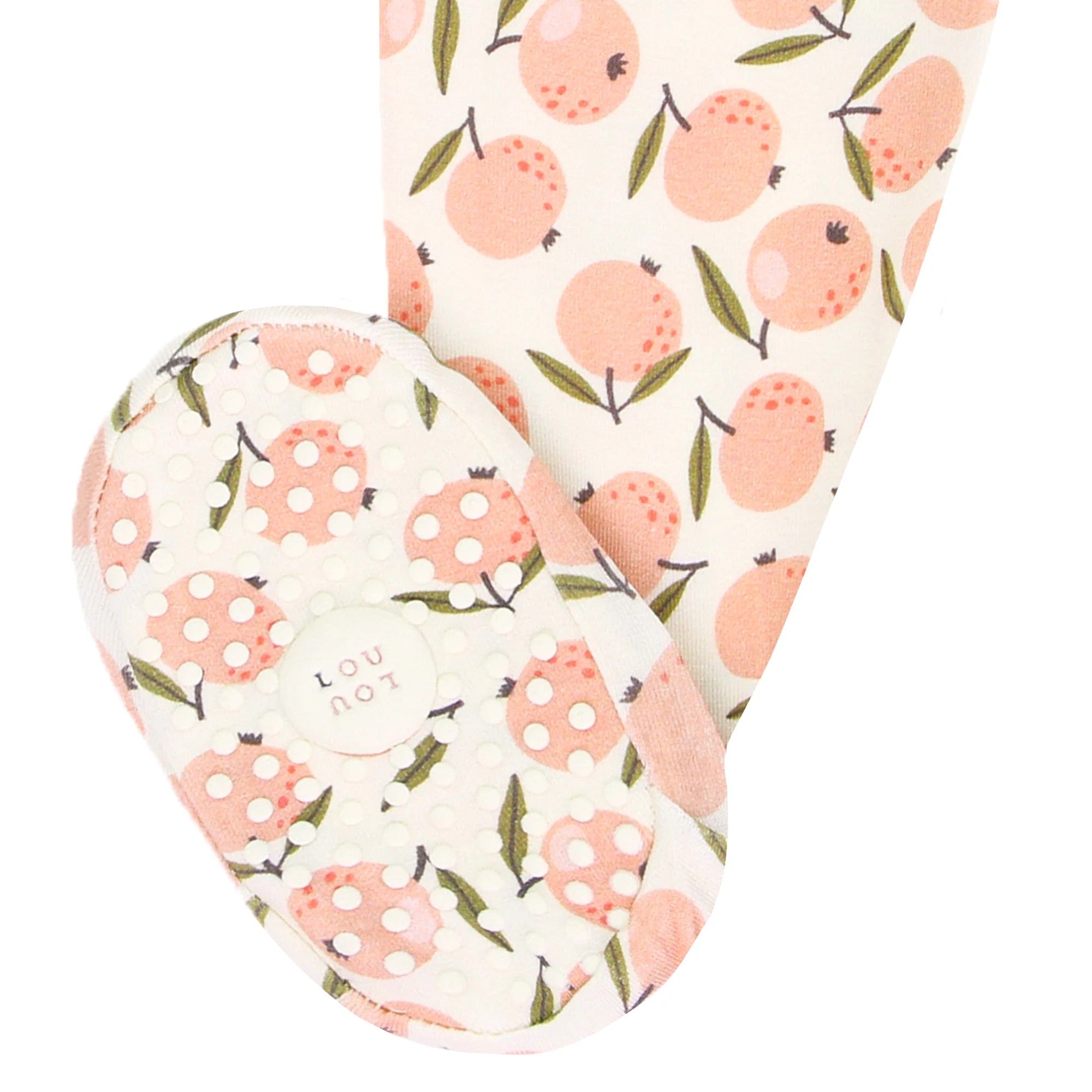 Lou Lou and Company Briar Zipper Footies || Peaches