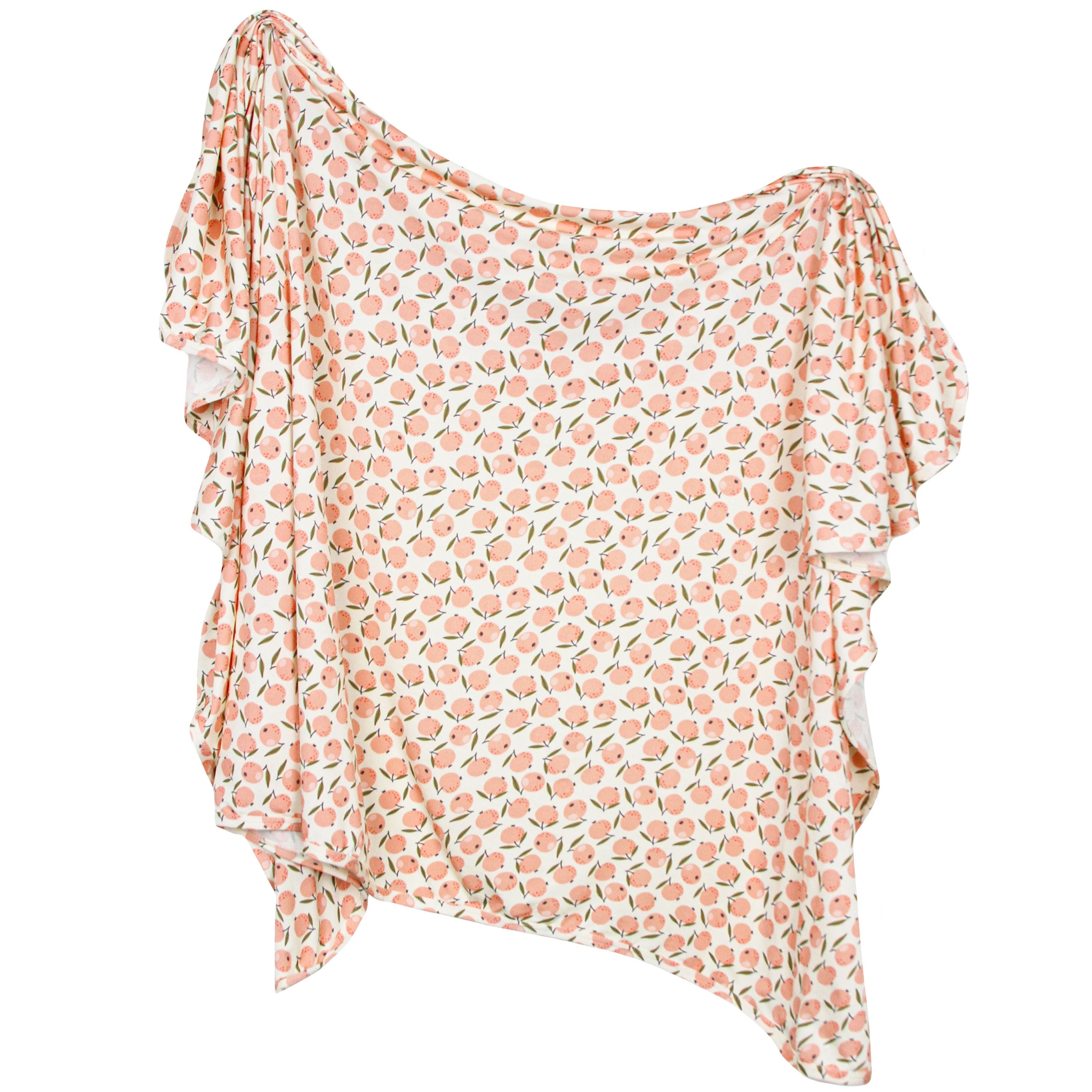 Lou Lou and Company Swaddle Blanket || Briar Peaches