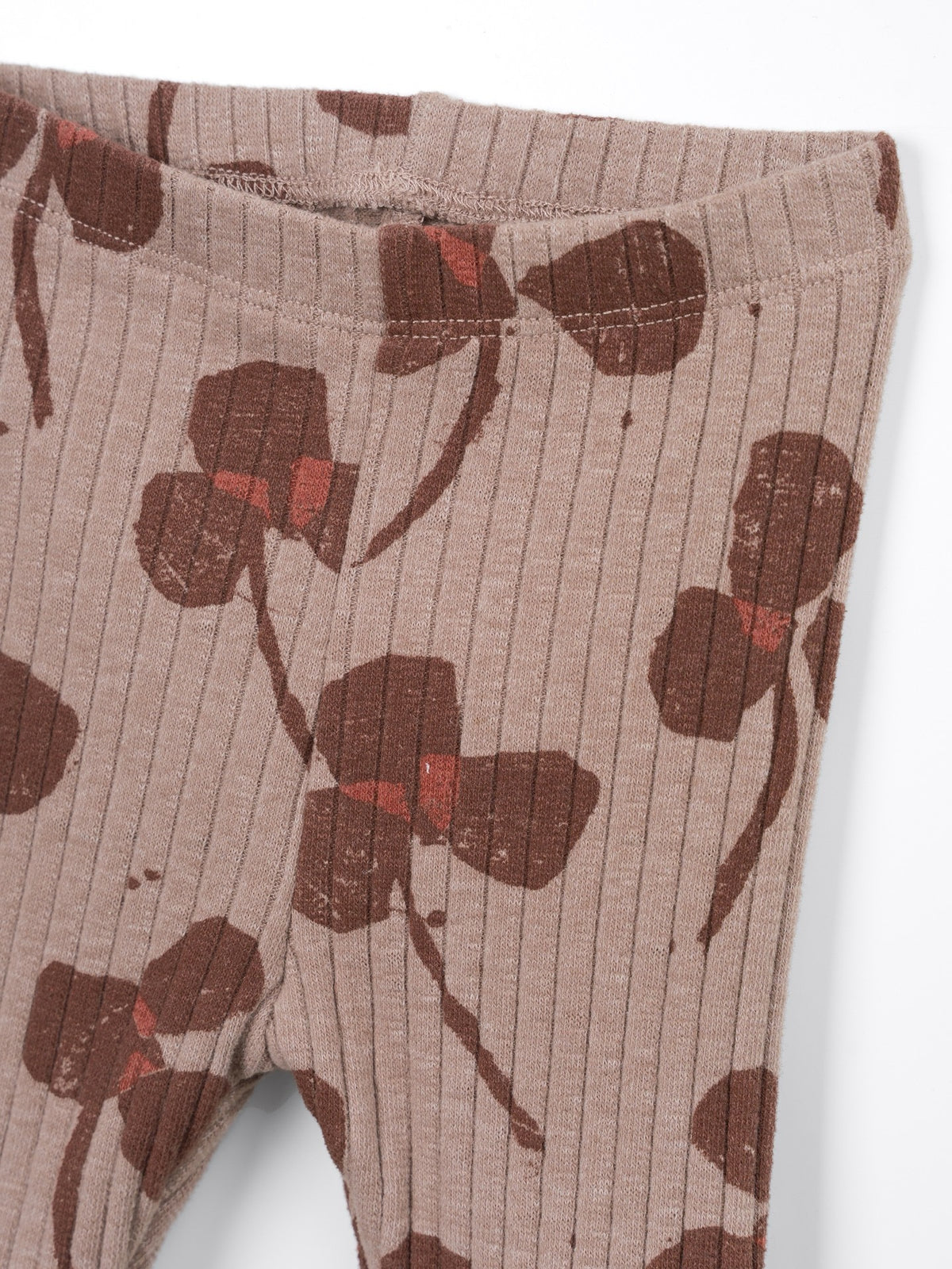 Play Up Rib Leggings || Light Brown Clover