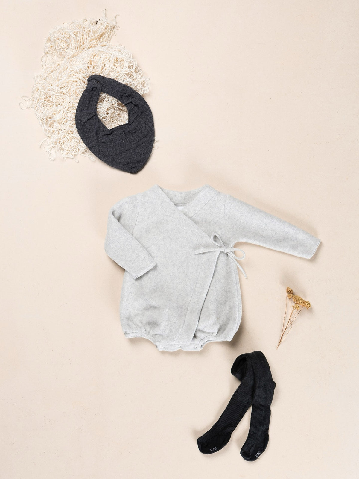 Play Up Polar Jumpsuit || Heathered Light Gray