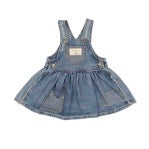 Patchwork Overall Dress || Denim