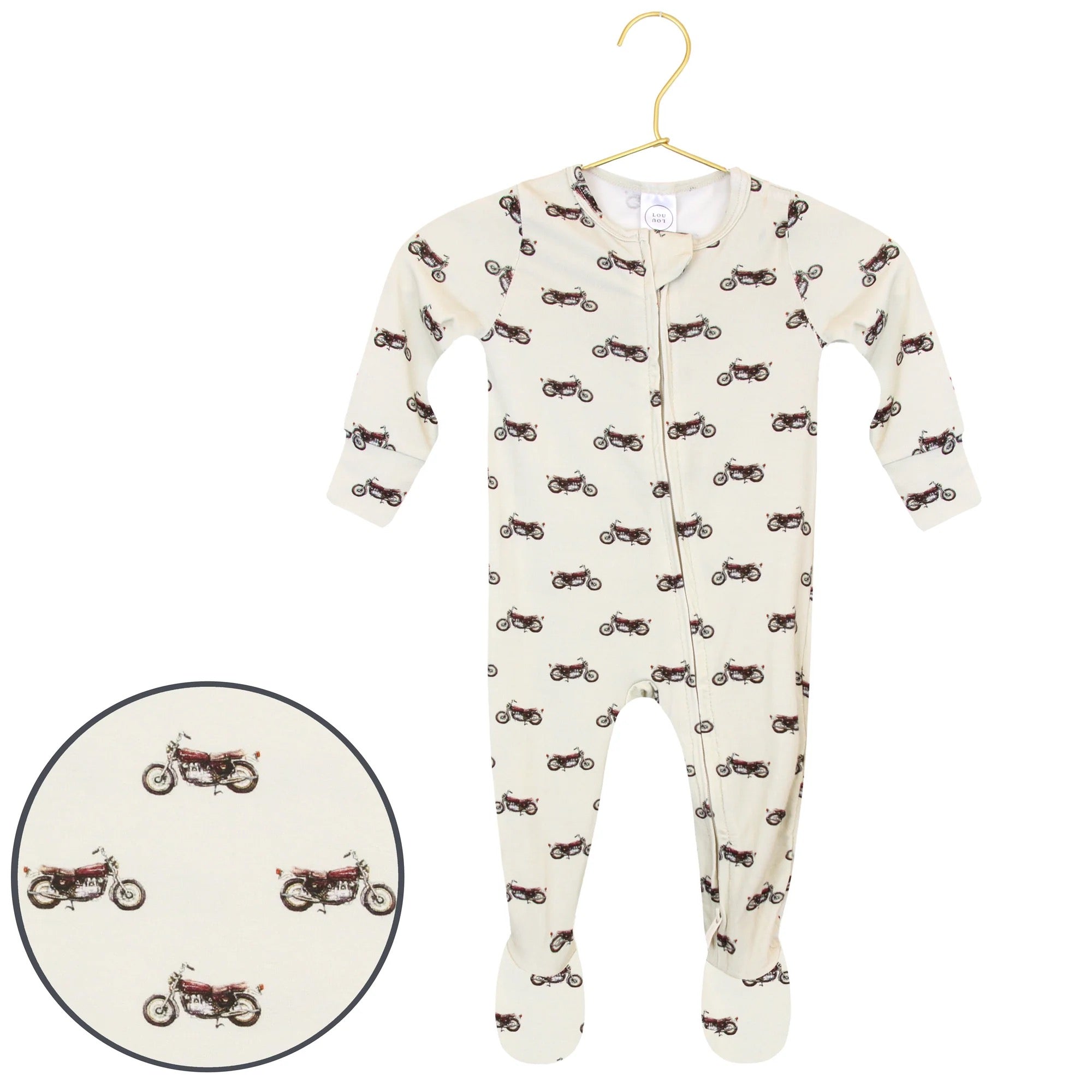 Lou Lou and Company Zipper Footies || Cruz