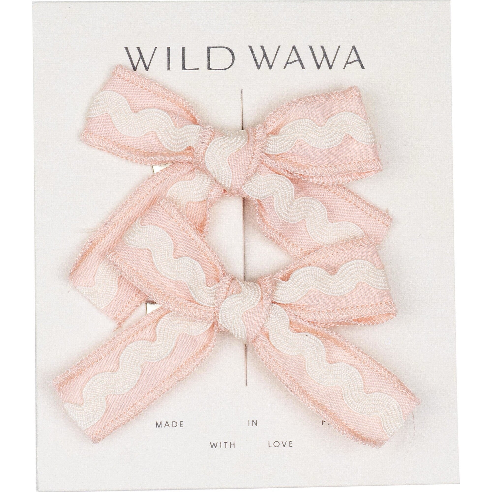 Wild Wawa Rickrack Clip Set || Gelato