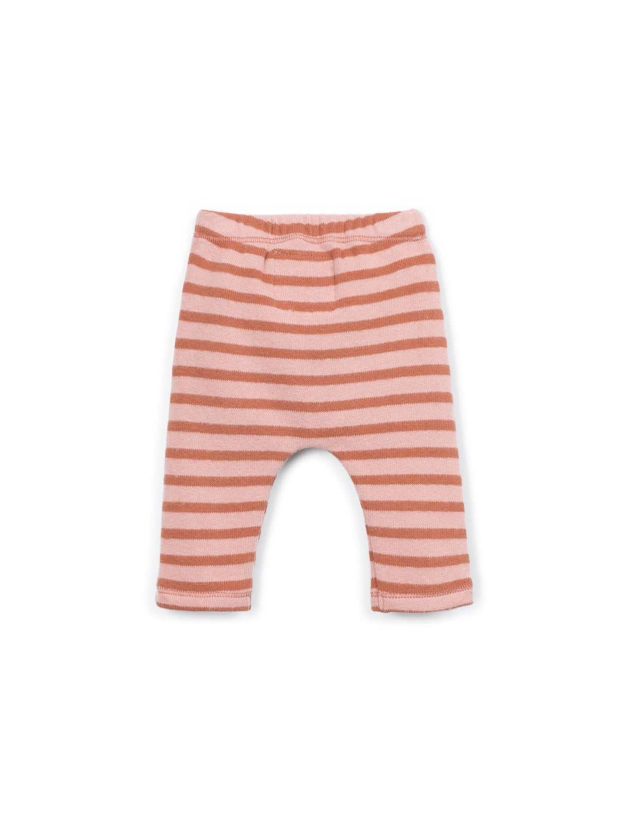 Play Up Striped Jersey Leggings || Pink & Orange