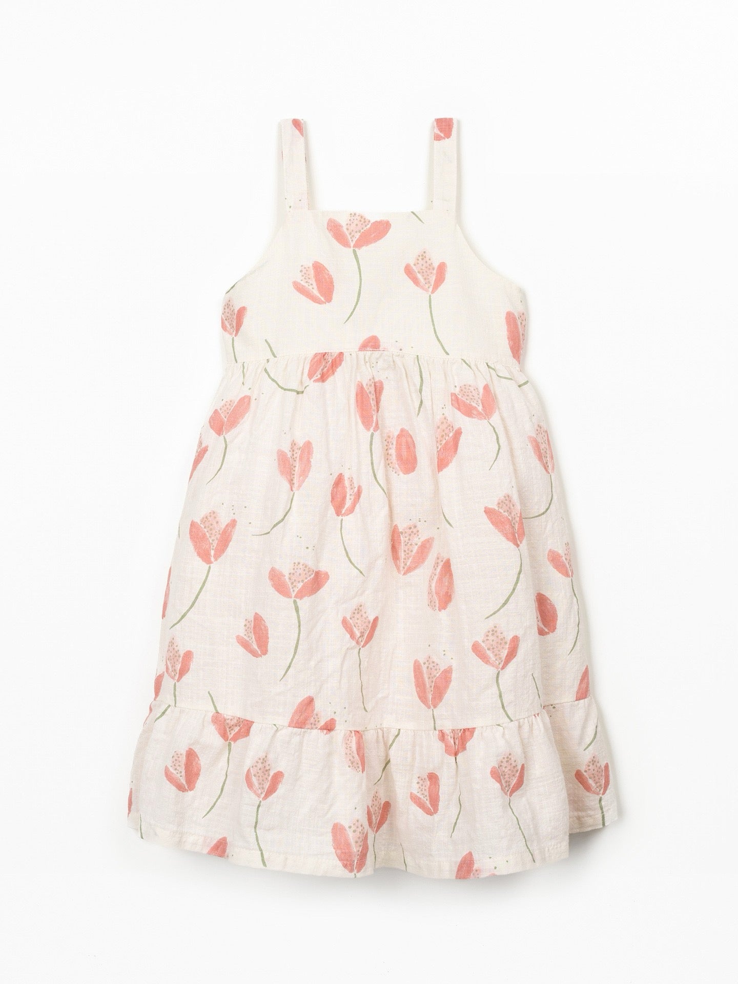 Play Up Strappy Dress || Tulip Print