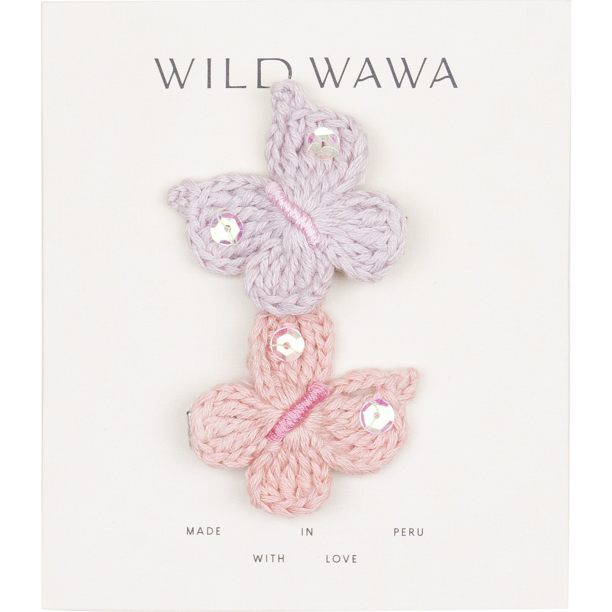 Wild Wawa Crochet Clip Set || Butterfly Kiss