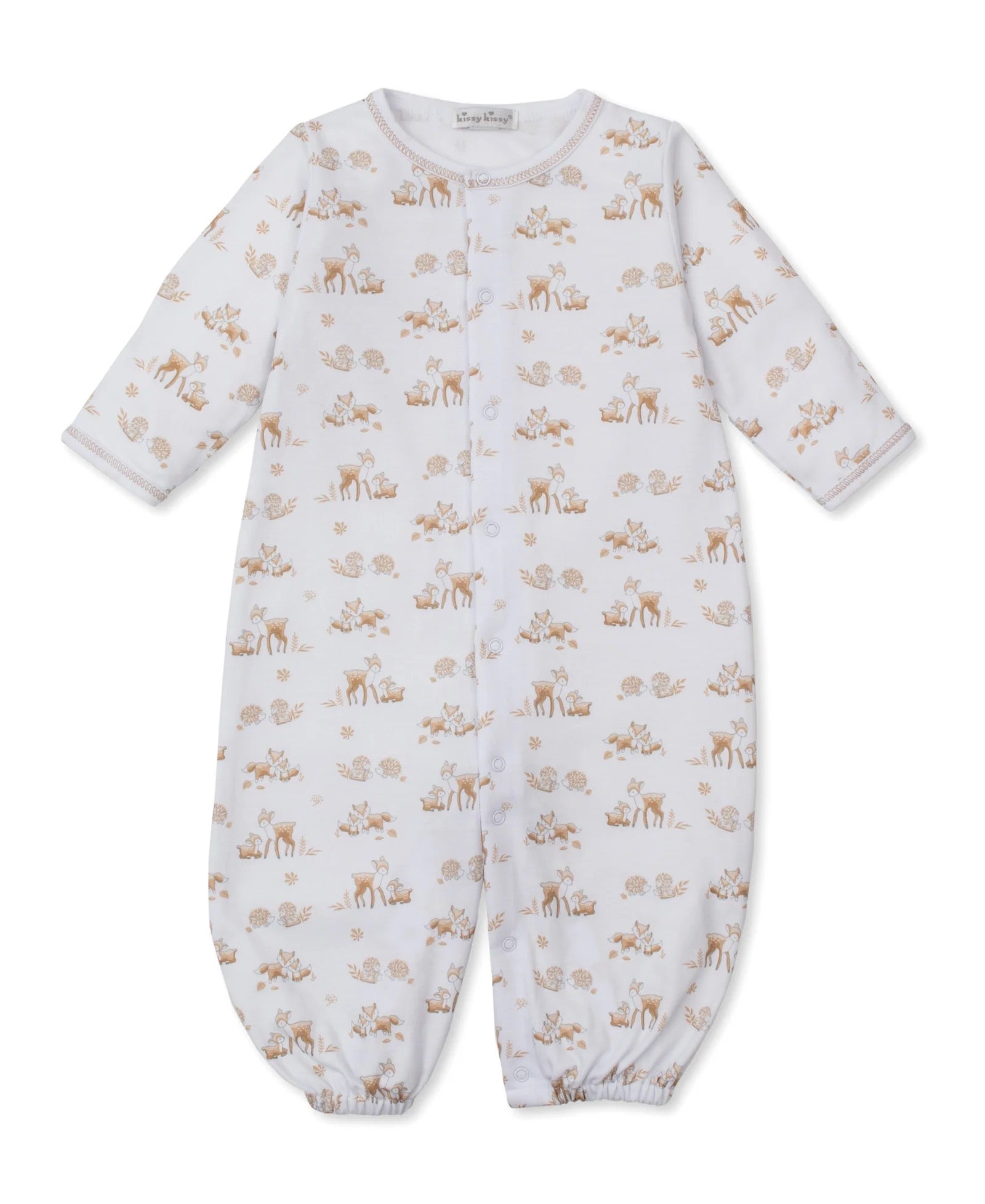 Kissy Kissy Forest Fanfare Tan Convertible Gown