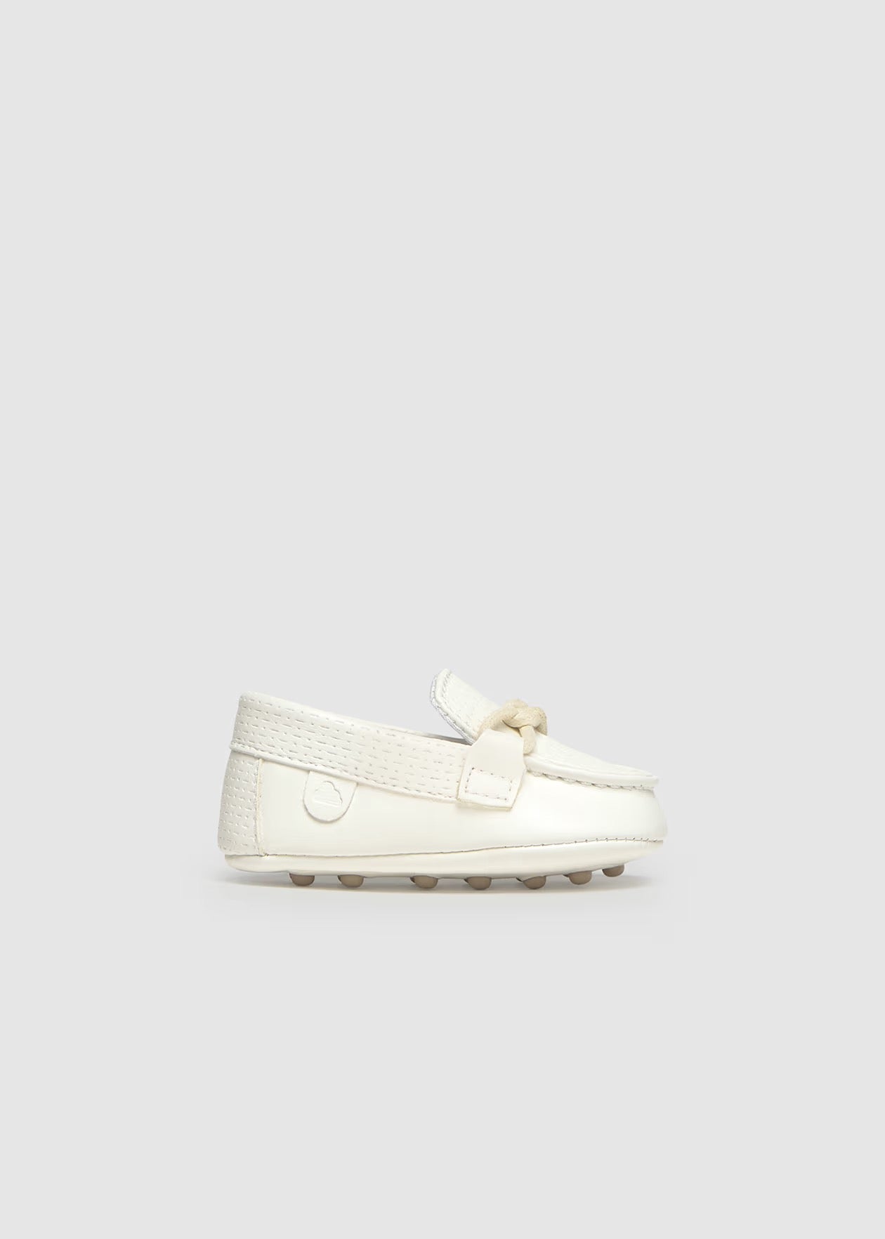 Mayoral Newborn Boy Moccasin || White