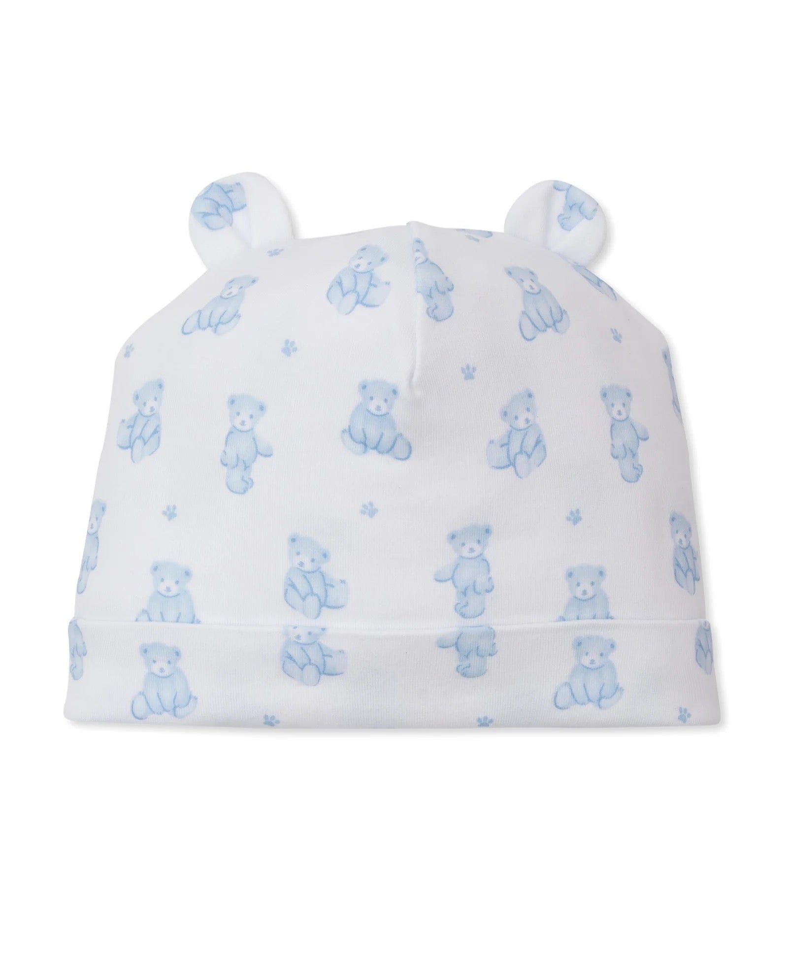 Teddy Bear Time Blue Zip Footie and Hat Set