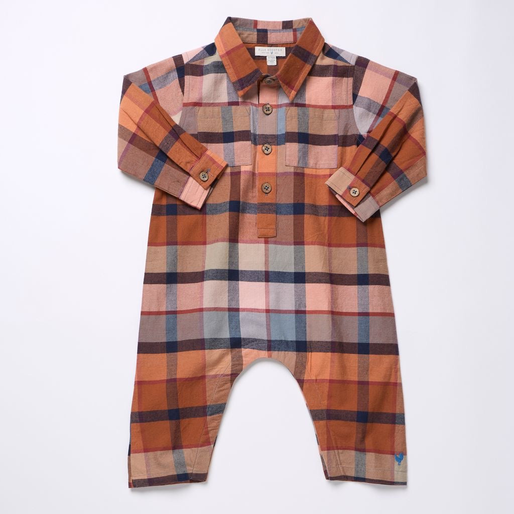 Blue Rooster Baby Boys Easton Jumper || Hayride Plaid