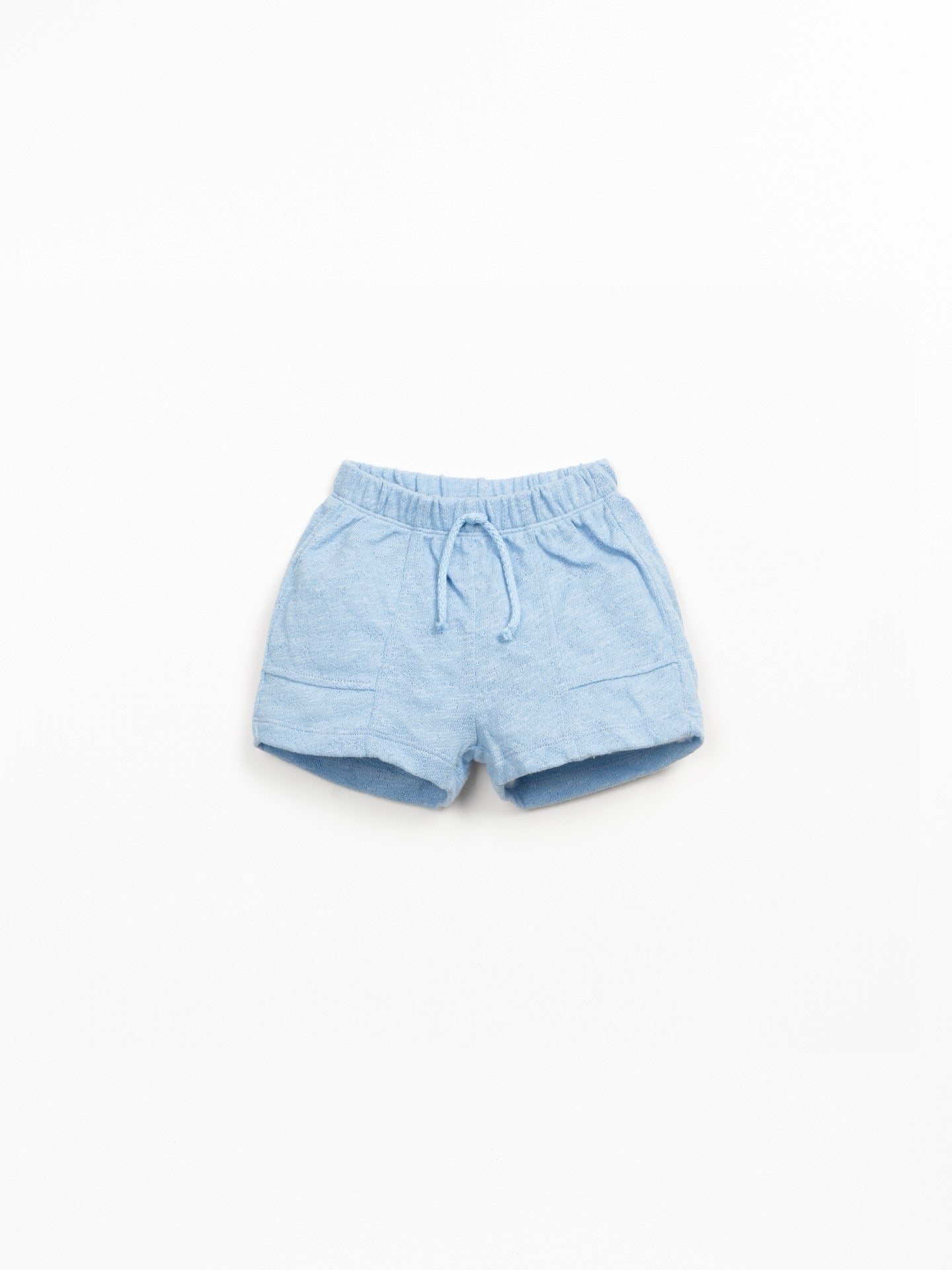 Play Up Jersey Drawstring Shorts || Light Blue