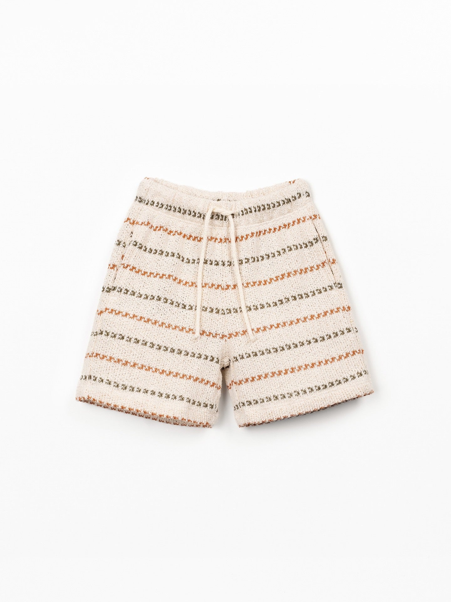 Play Up Striped Shorts with Elastic Waist
