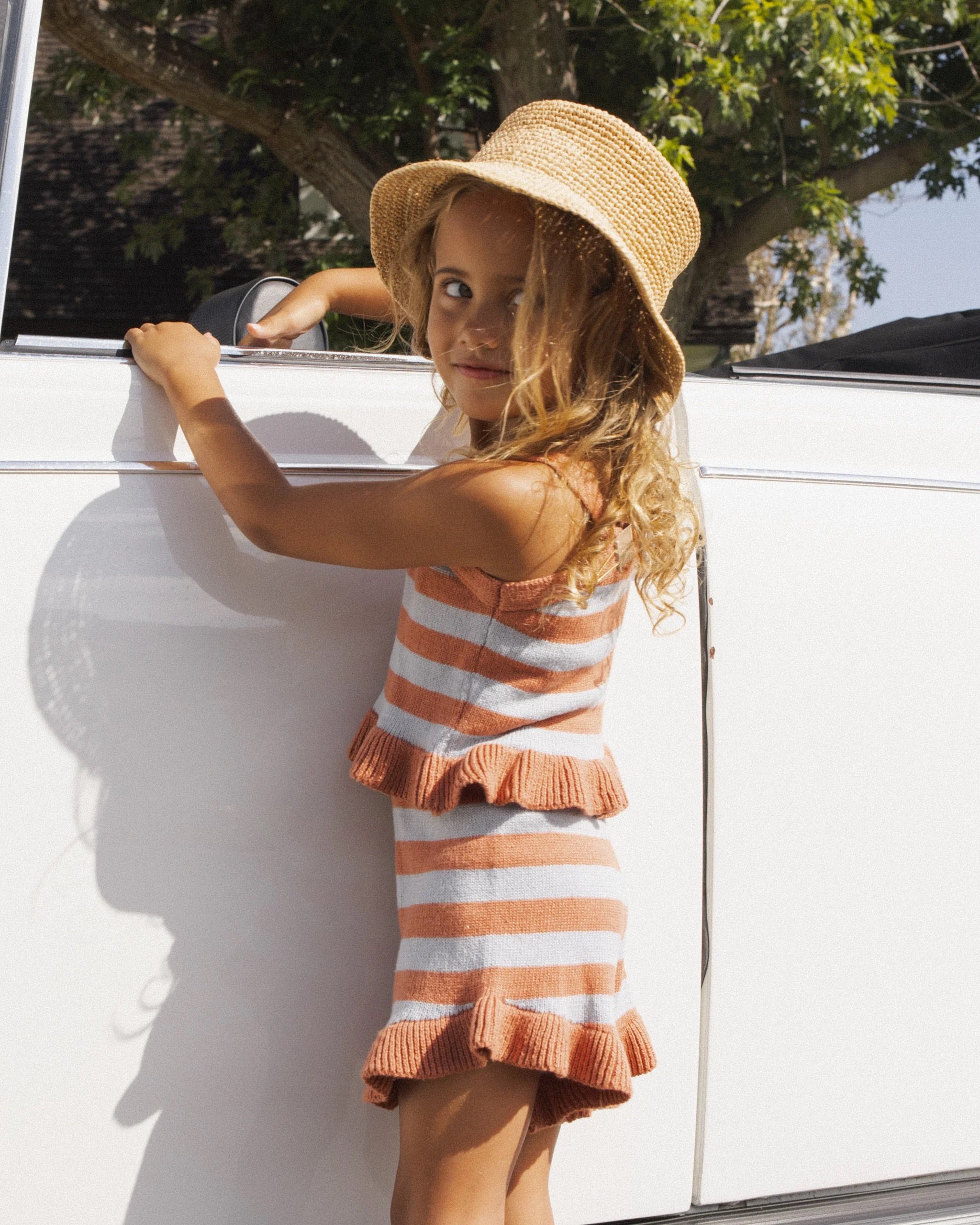 Rylee + Cru Naomi Set || Americana Stripe