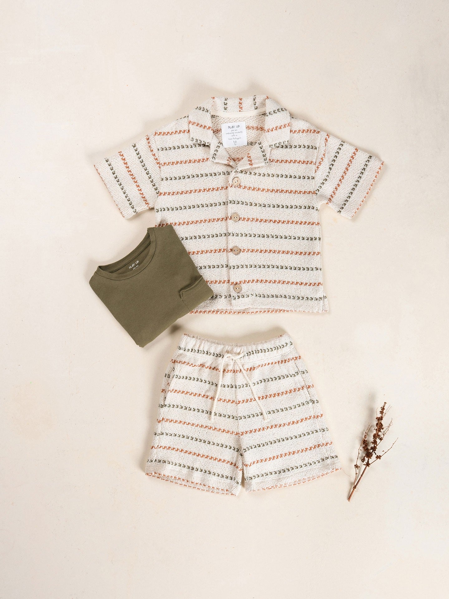 Play Up Striped Shirt in Recycled Cotton