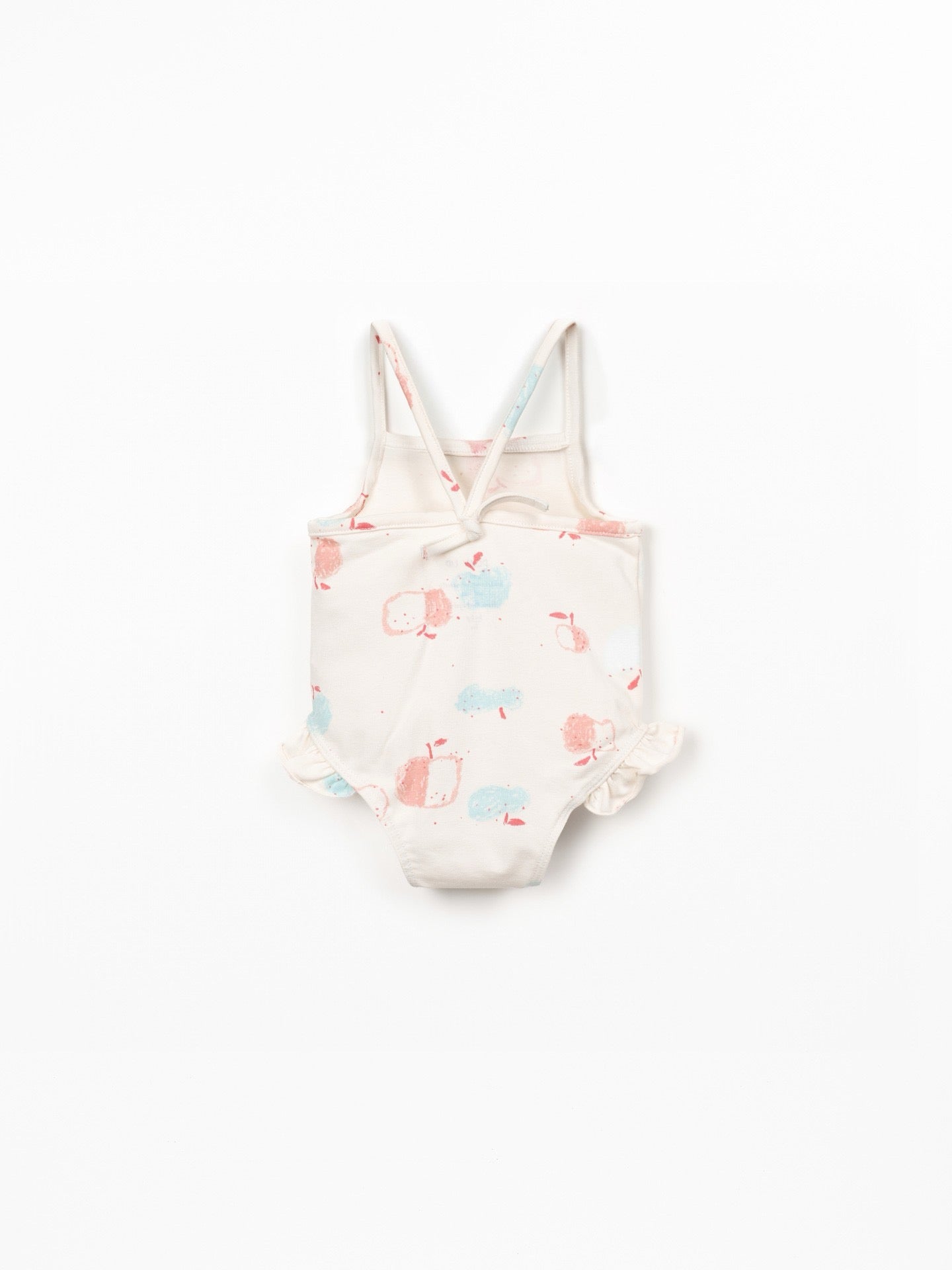 Play Up Girls Apple Print Swimsuit
