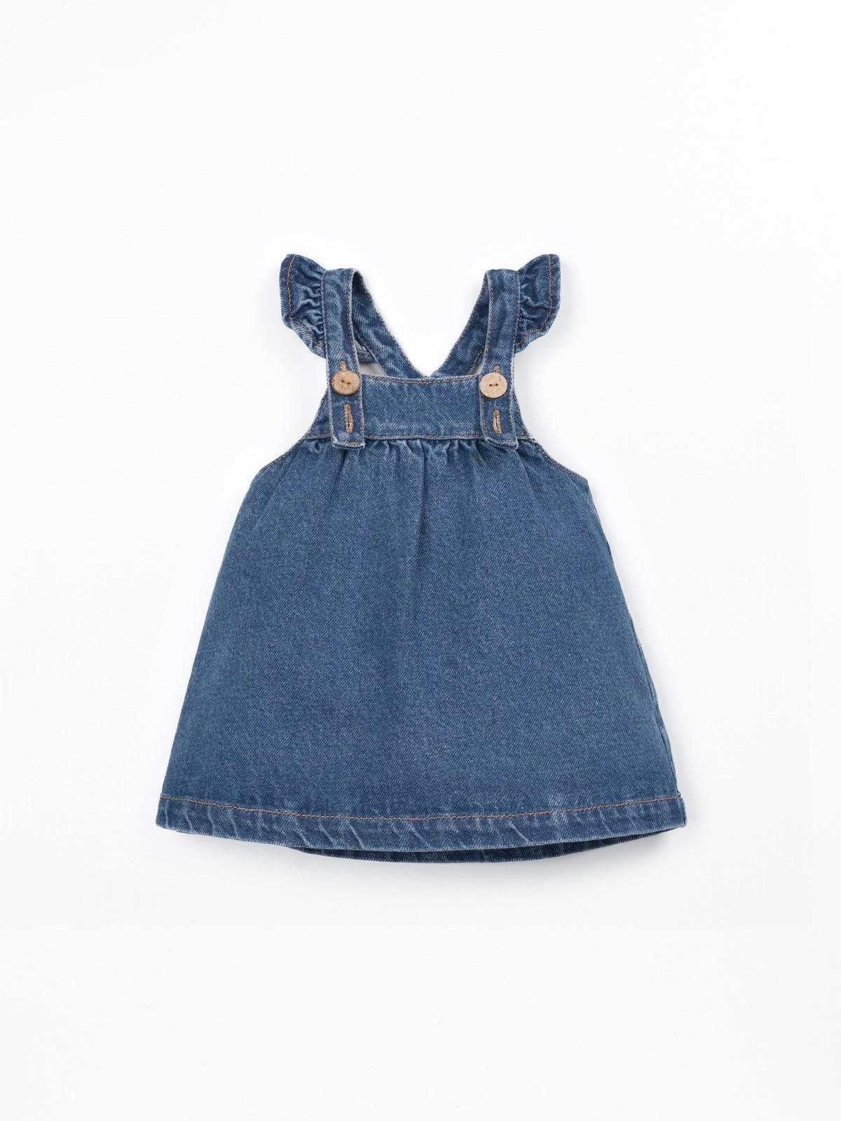 Play Up Denim Dress || Denim Blue