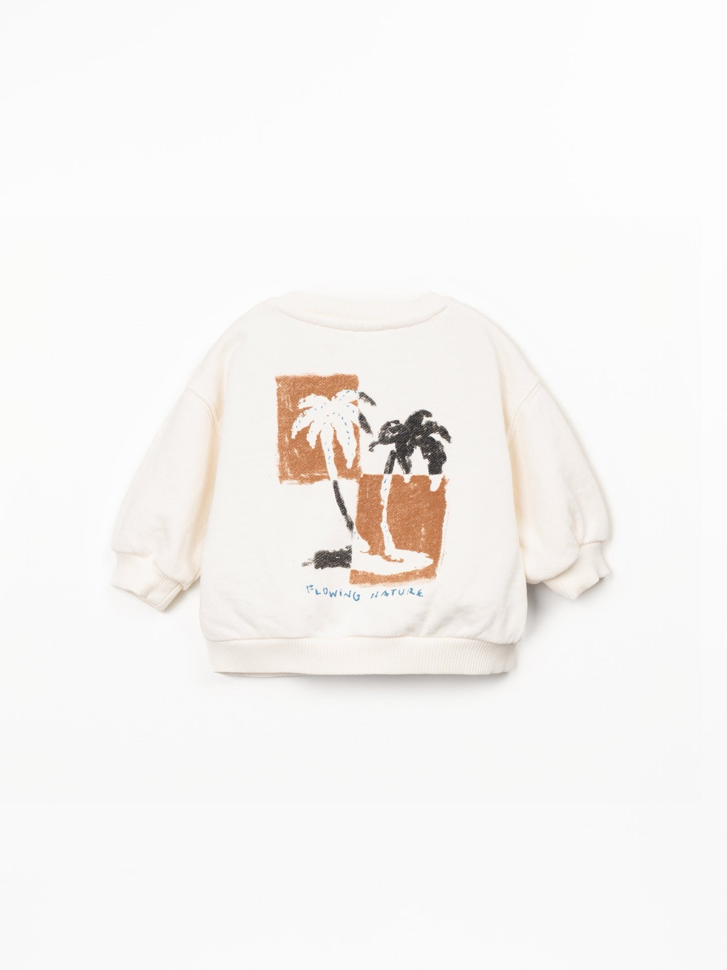 Play Up Sweatshirt and Pant Set || Cream