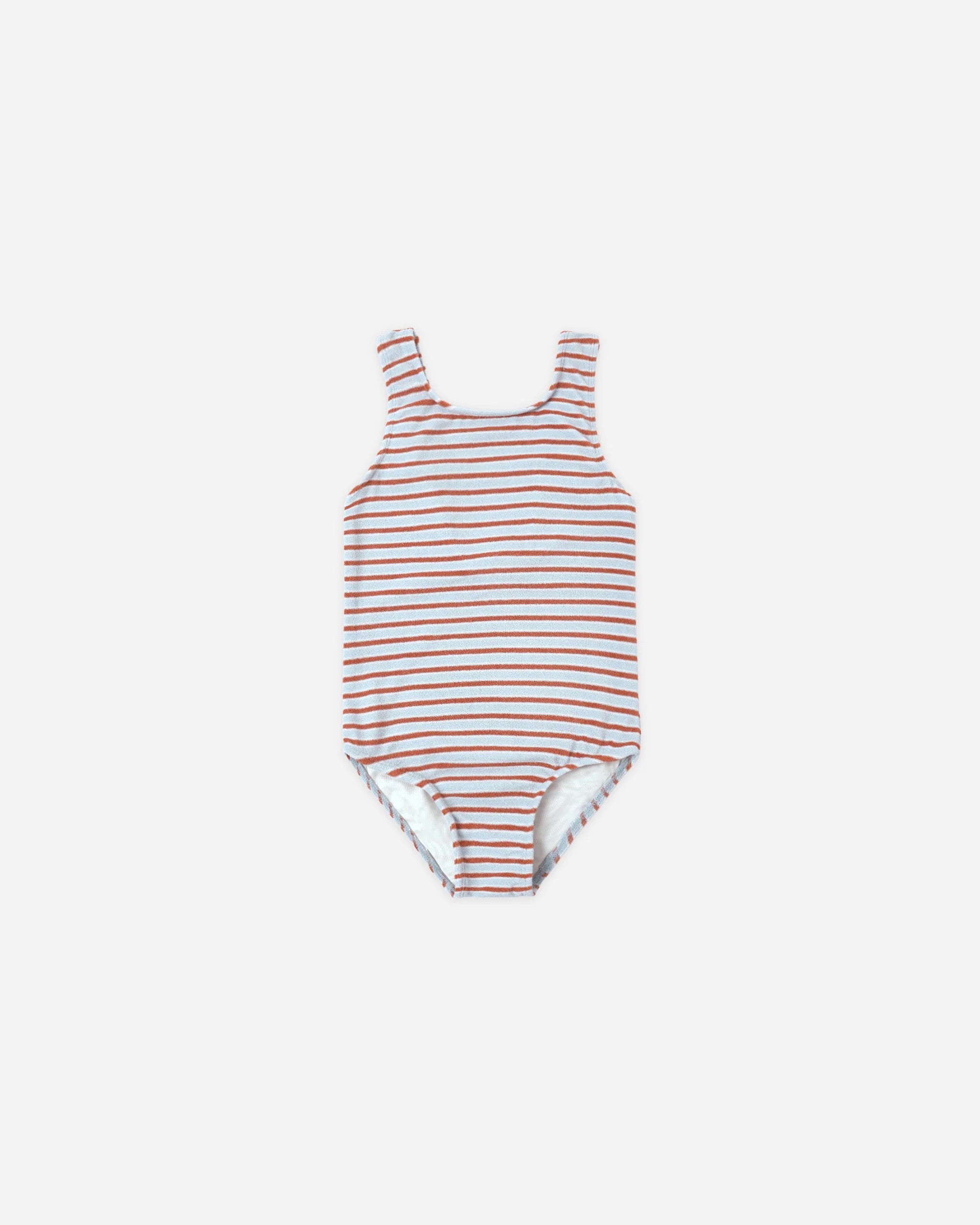 Rylee + Cru Moxie One-Piece Swimsuit || Americana Stripe