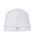 Kissy Kissy Hand Embroidered Hat || Pink Sheep