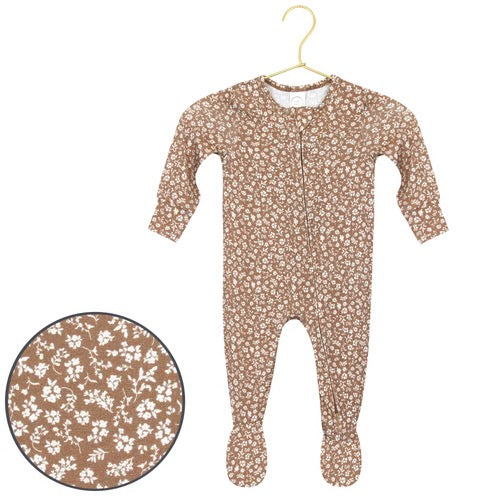 Lou Lou & Company Zipper Footies ||Eden