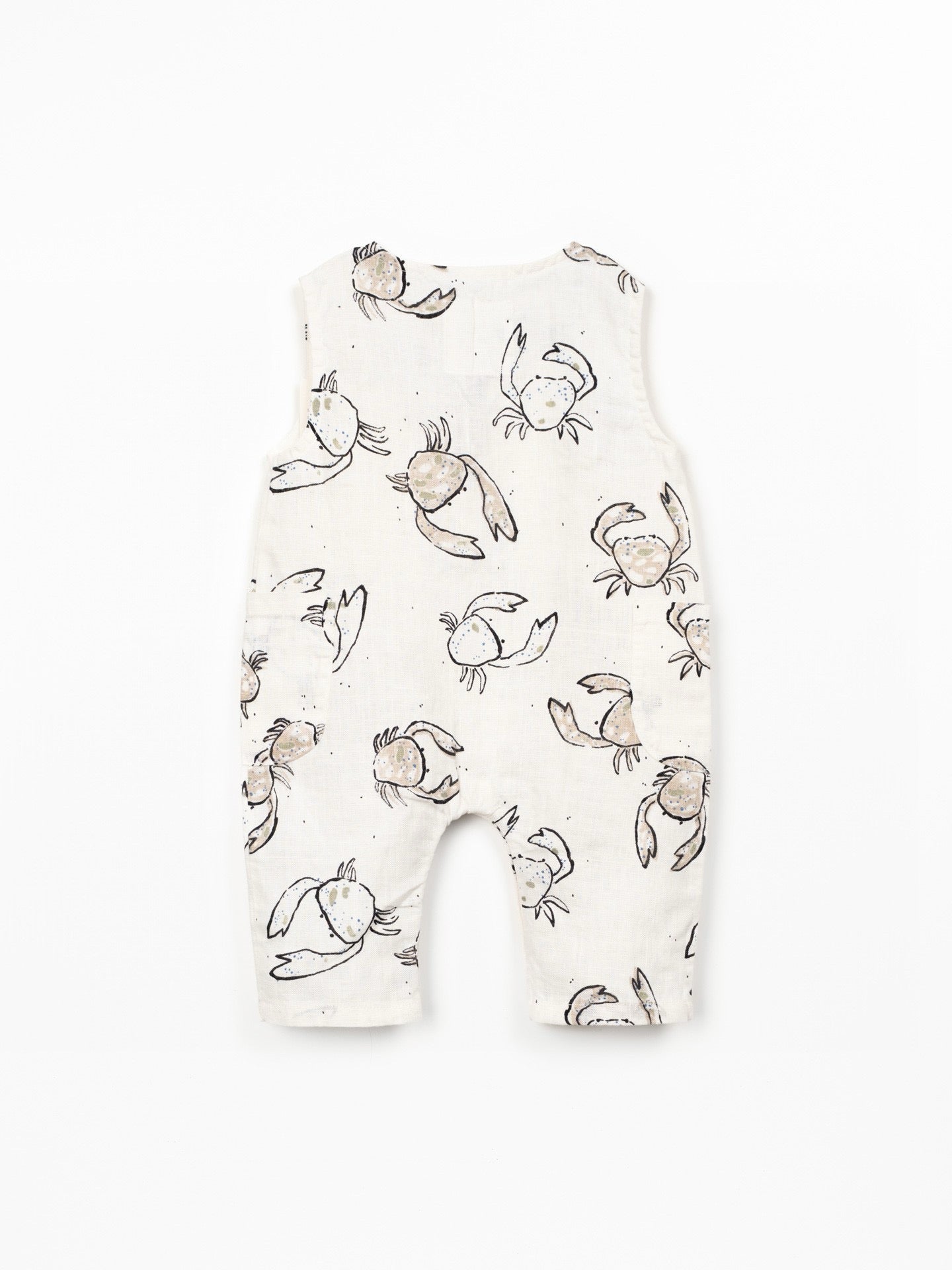 Play Up Printed Linen Jumpsuit || Island Crab