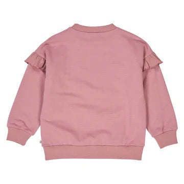 Cozy Me Frill Sweat Set || Nostalgia Rose
