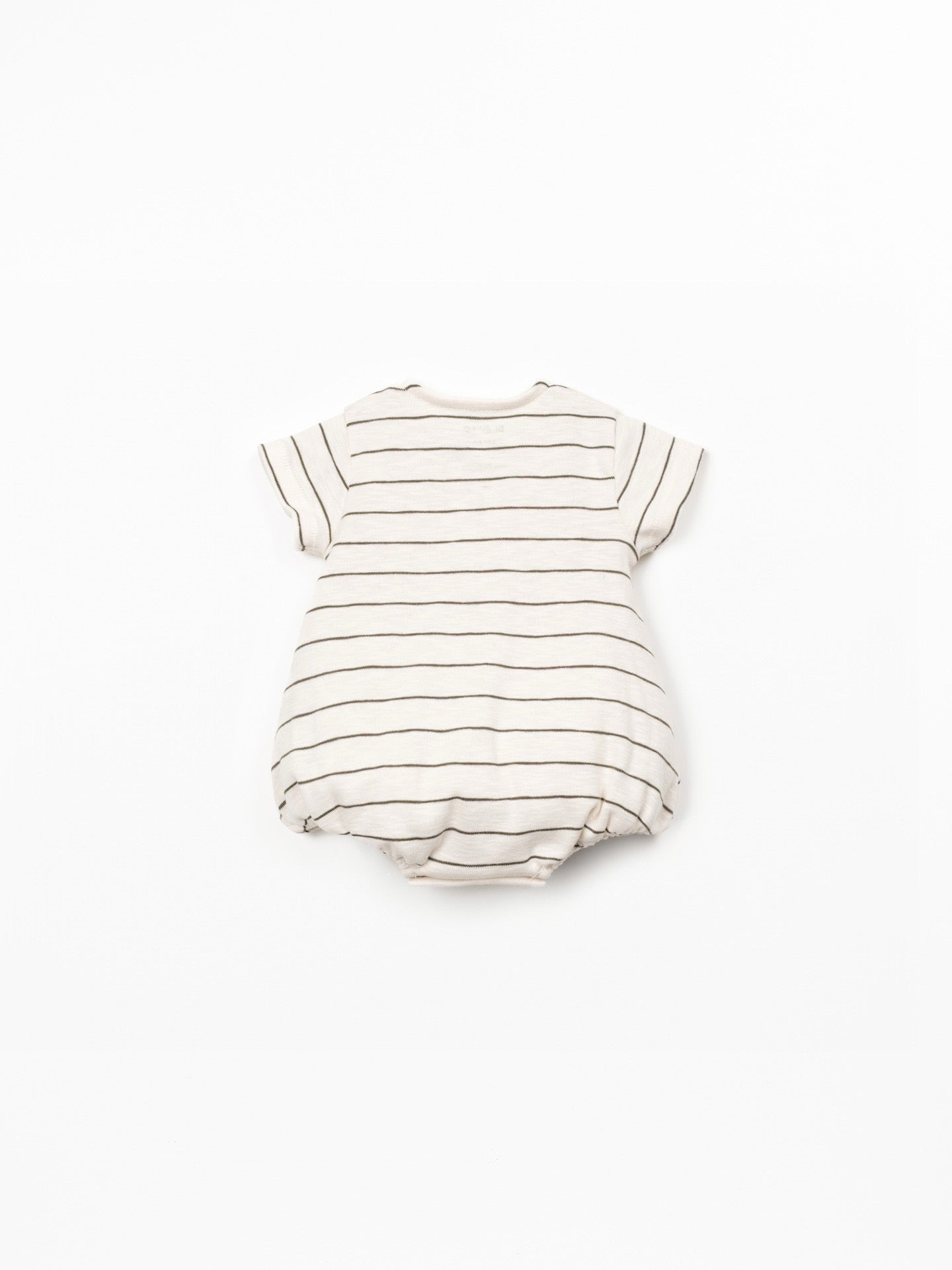 Play Up Stripe Bubble Romper || Olive