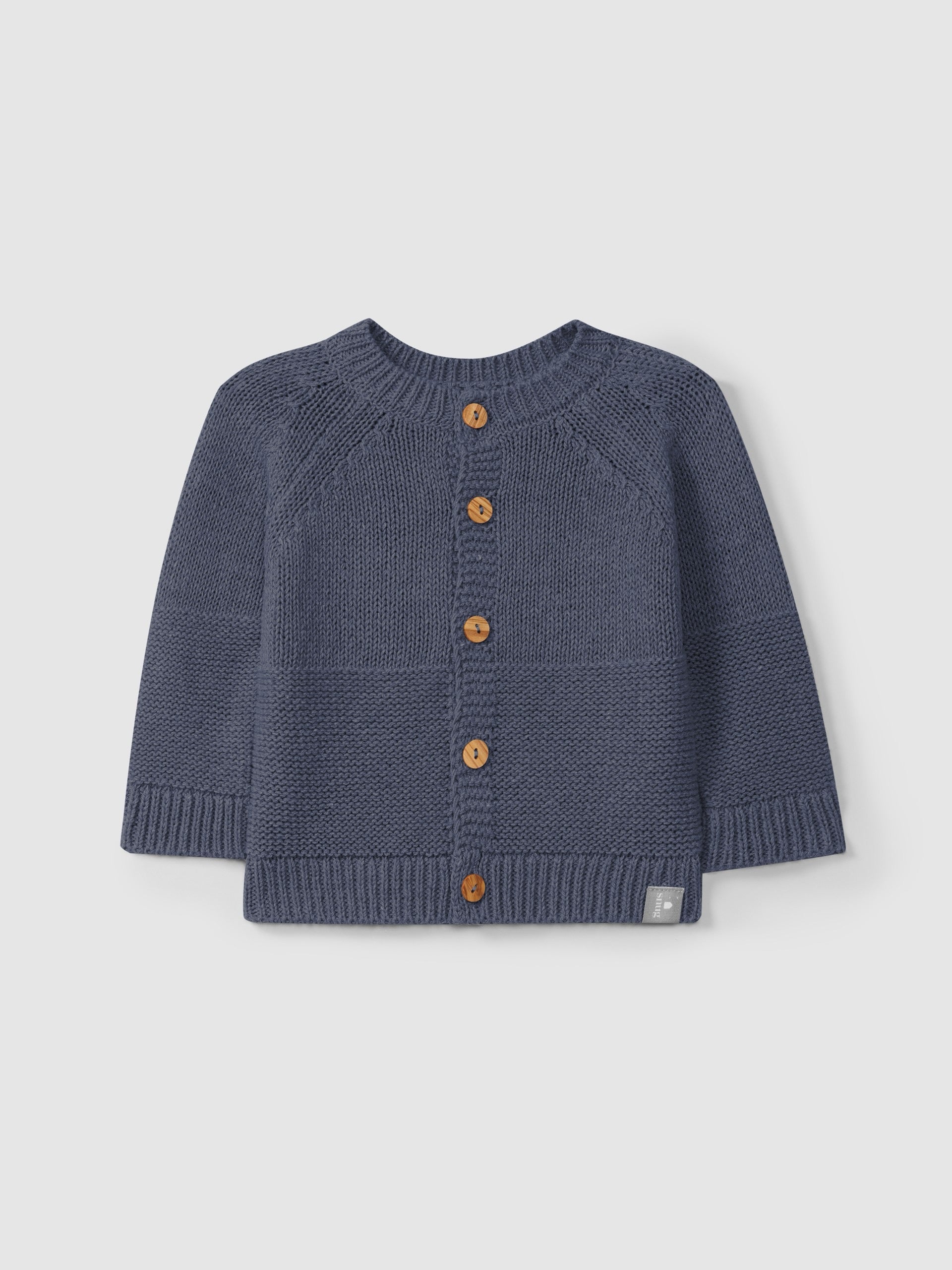Snug Organic Cotton Cardigan || Indigo