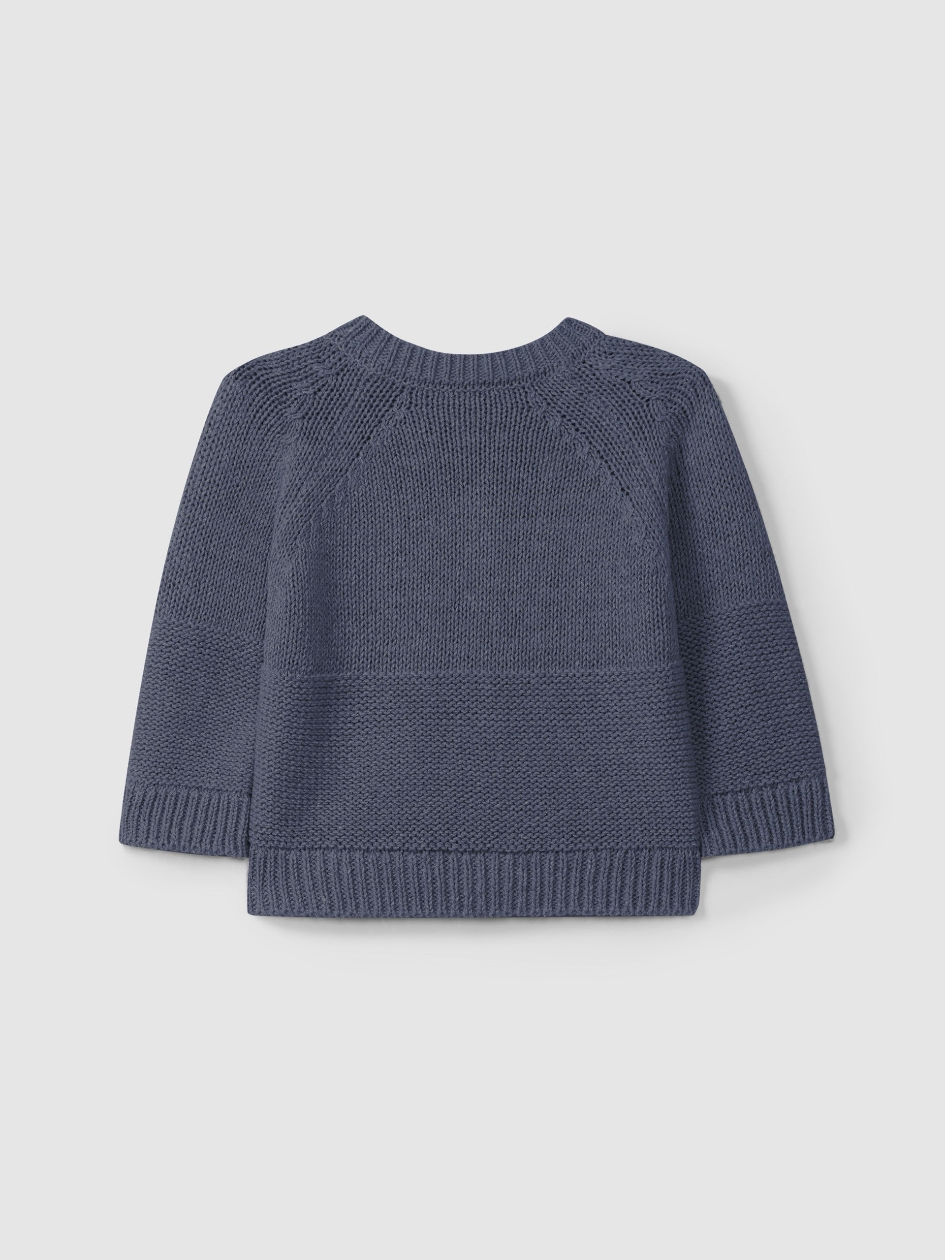 Snug Organic Cotton Cardigan || Indigo