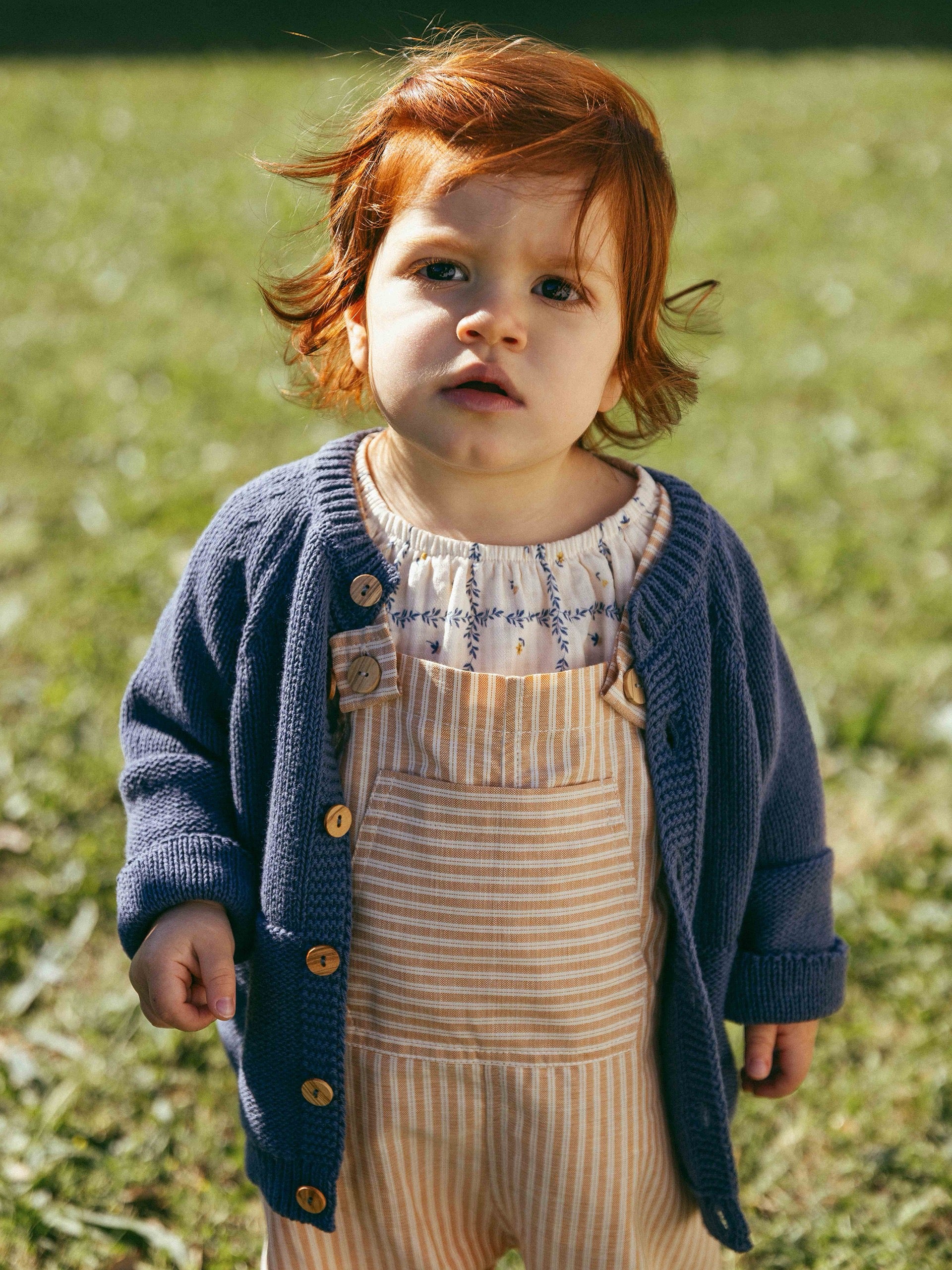 Snug Organic Cotton Cardigan || Indigo