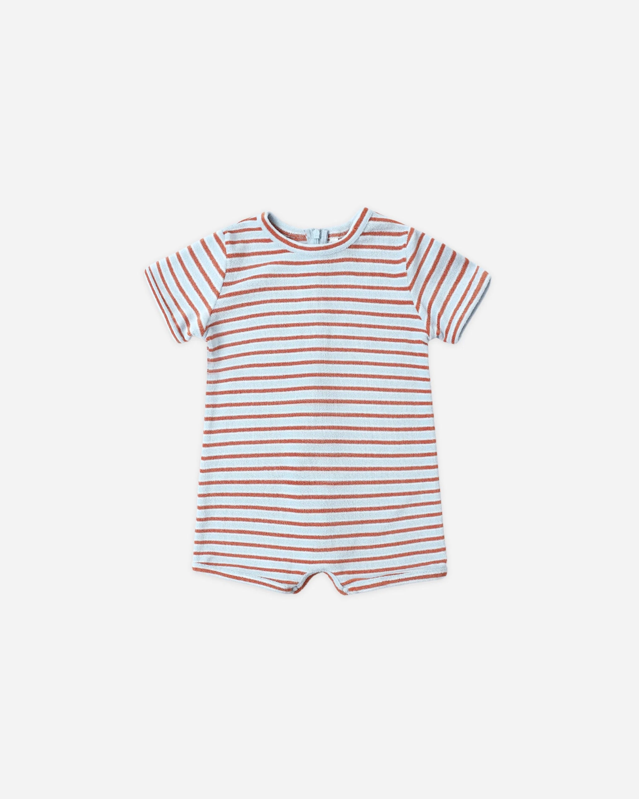 Rylee + Cru Shorty One Piece Swimsuit || Americana Stripe