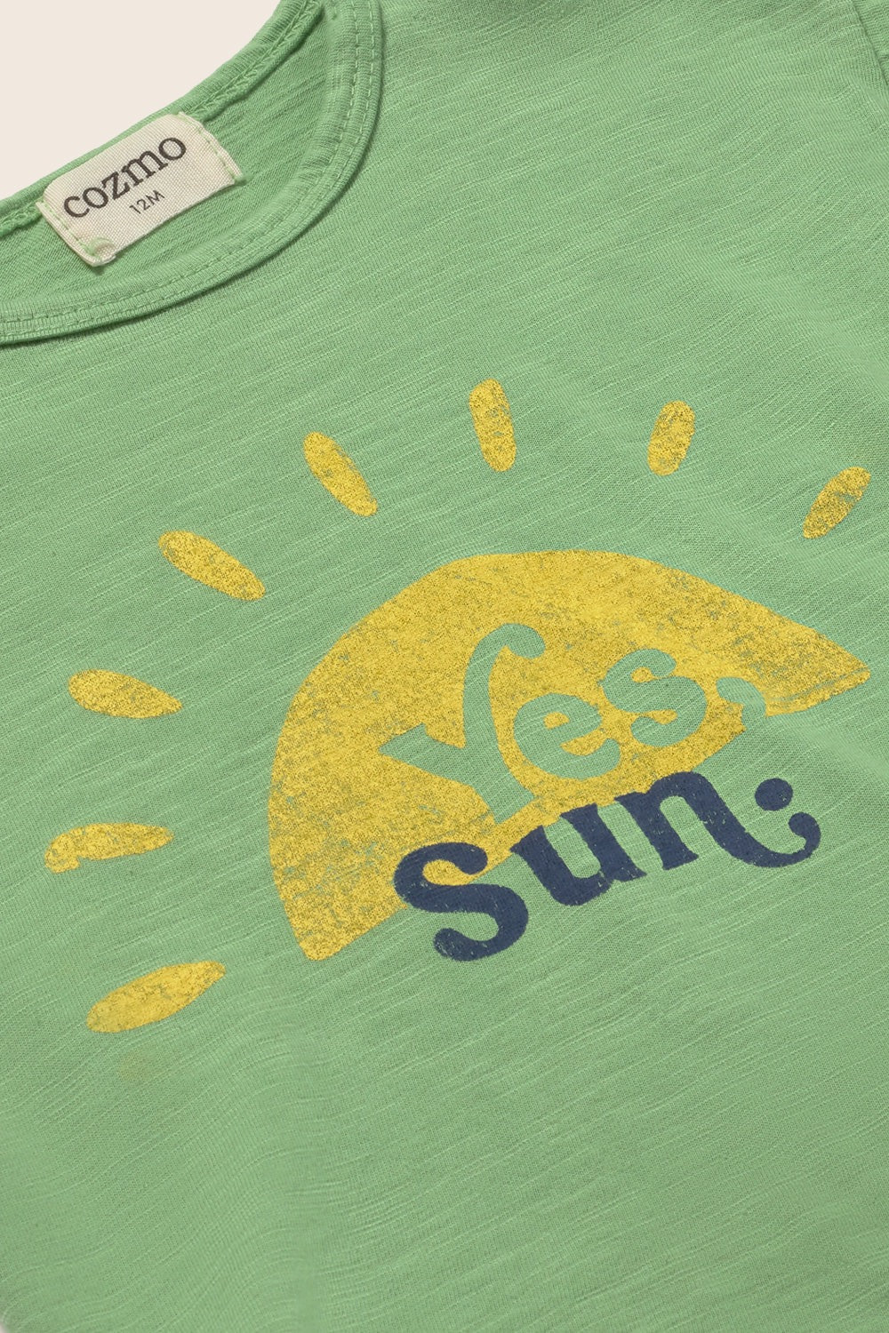 Soft Slub Cotton T-Shirt || Green